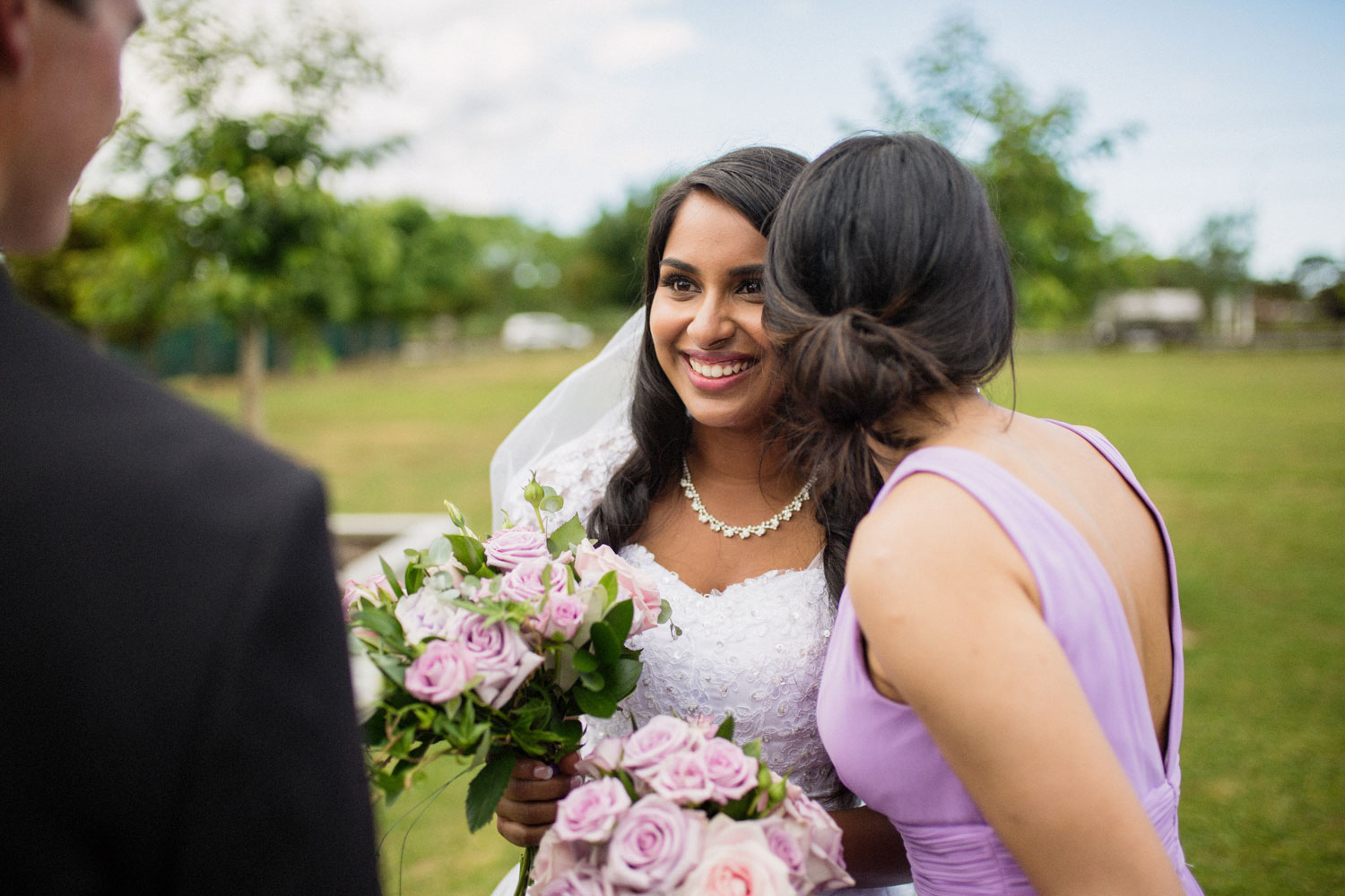 bride laughing