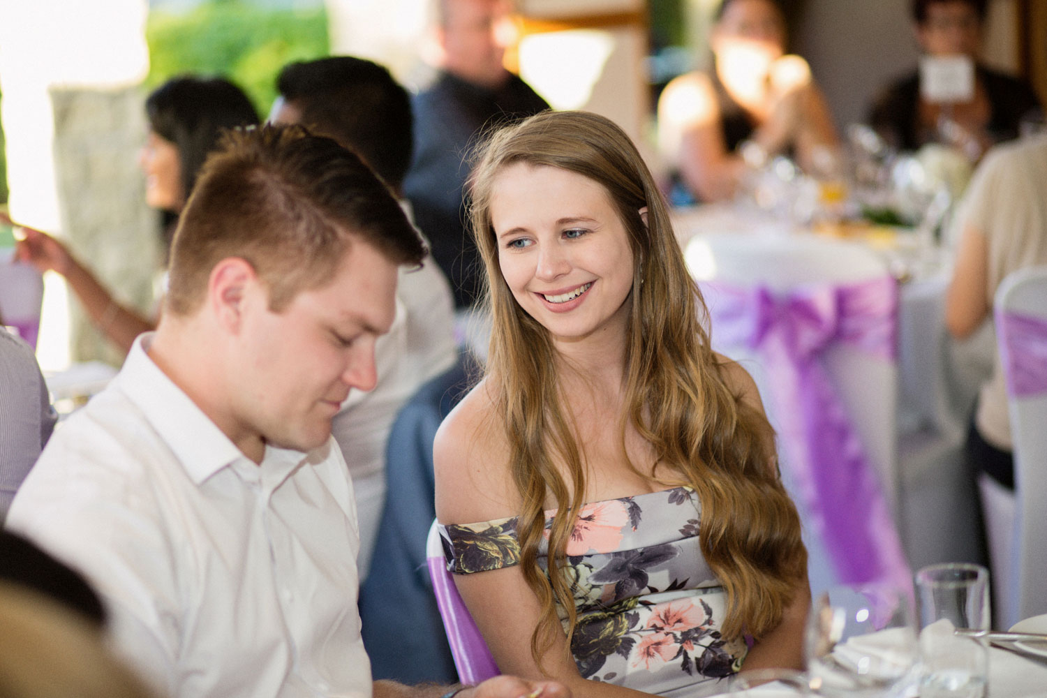 guests chatting