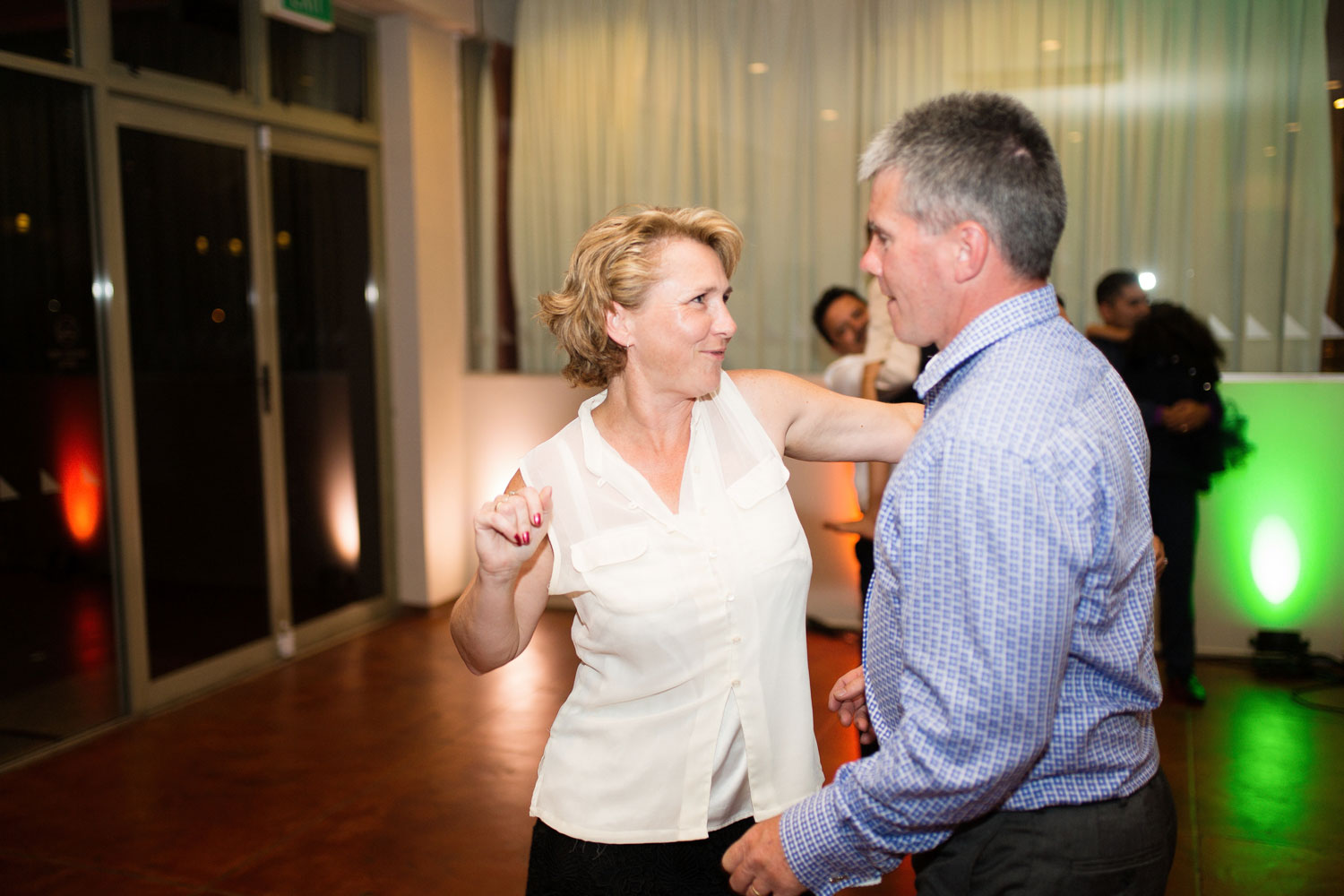 guests on the dance floor