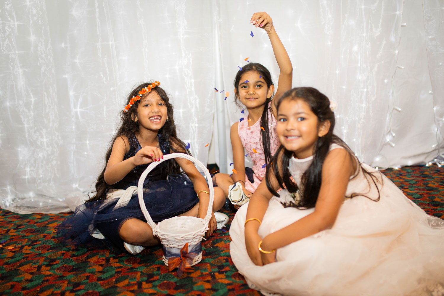 children at the wedding