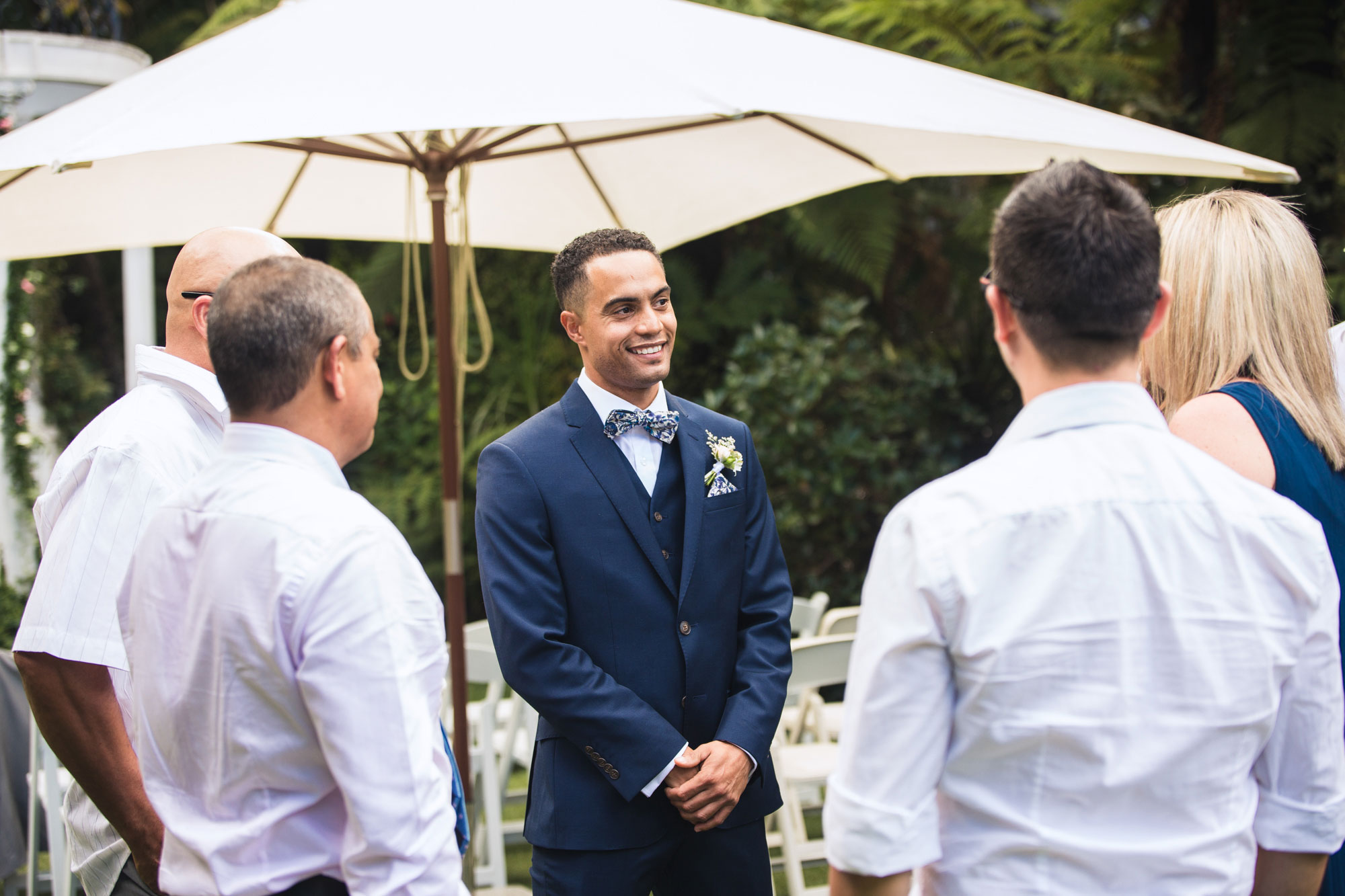 groom and the guests