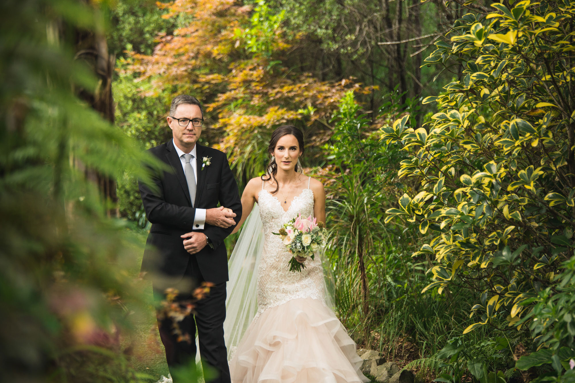 bride walking down the aisle