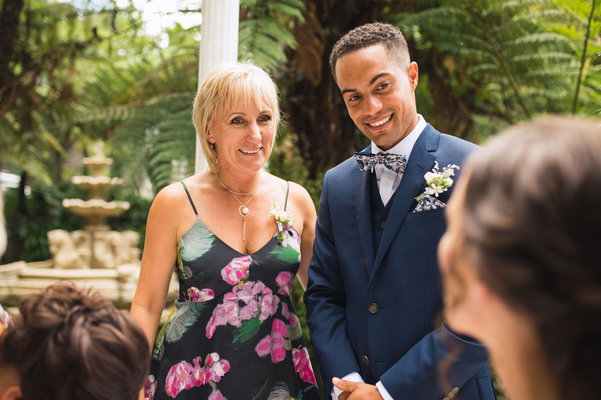 groom and mother of the bride