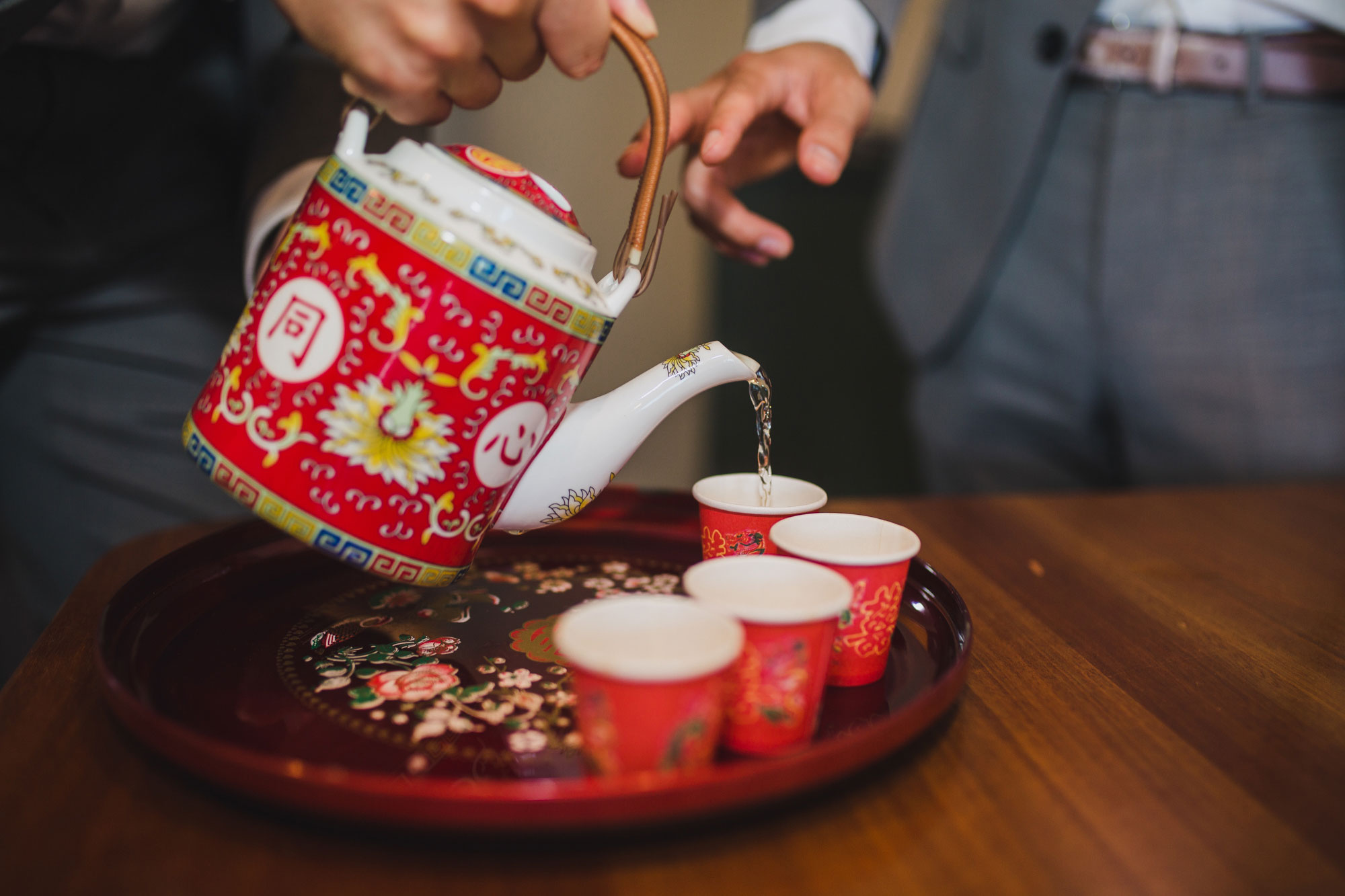 chinese wedding tea set