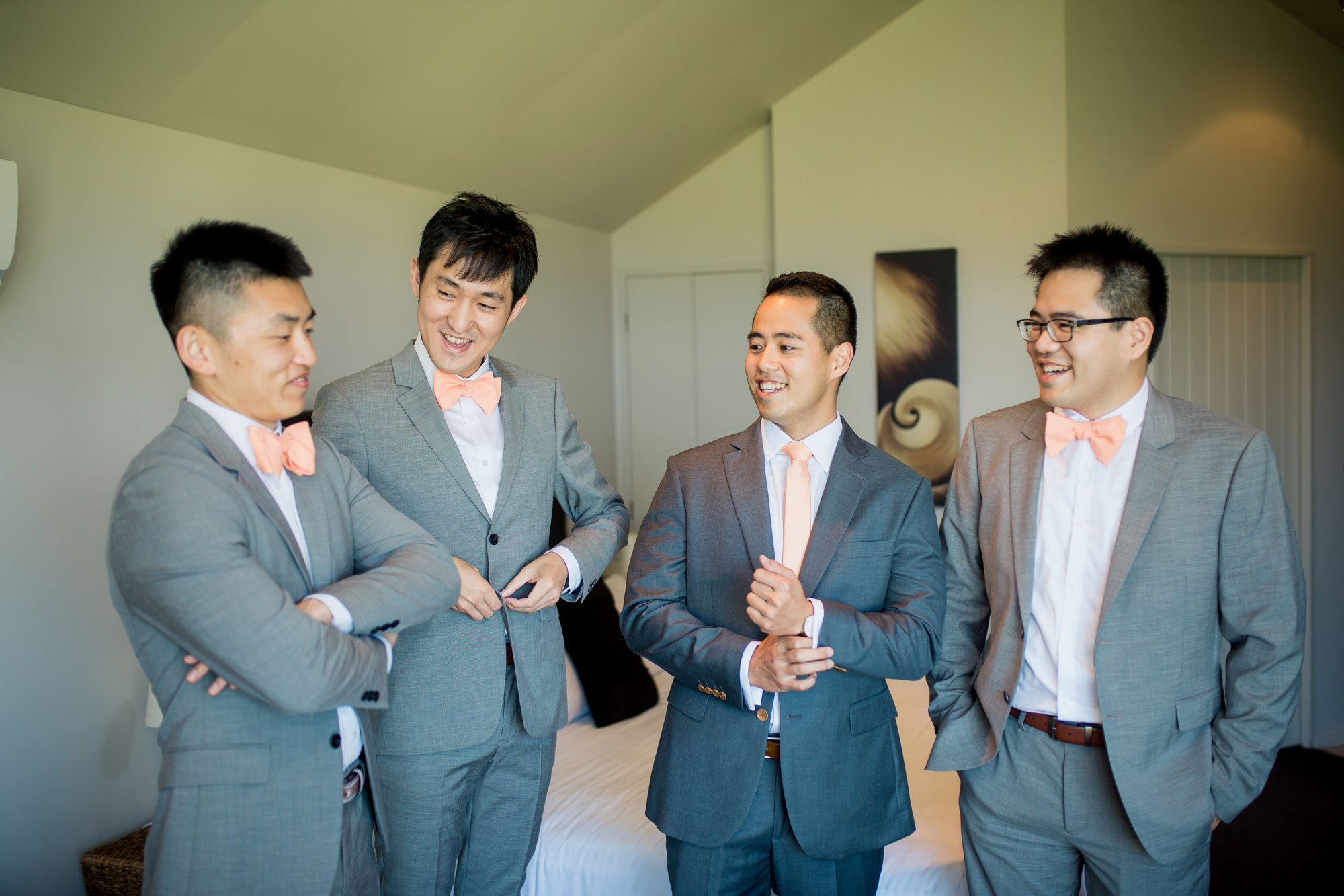 groom and the groomsmen