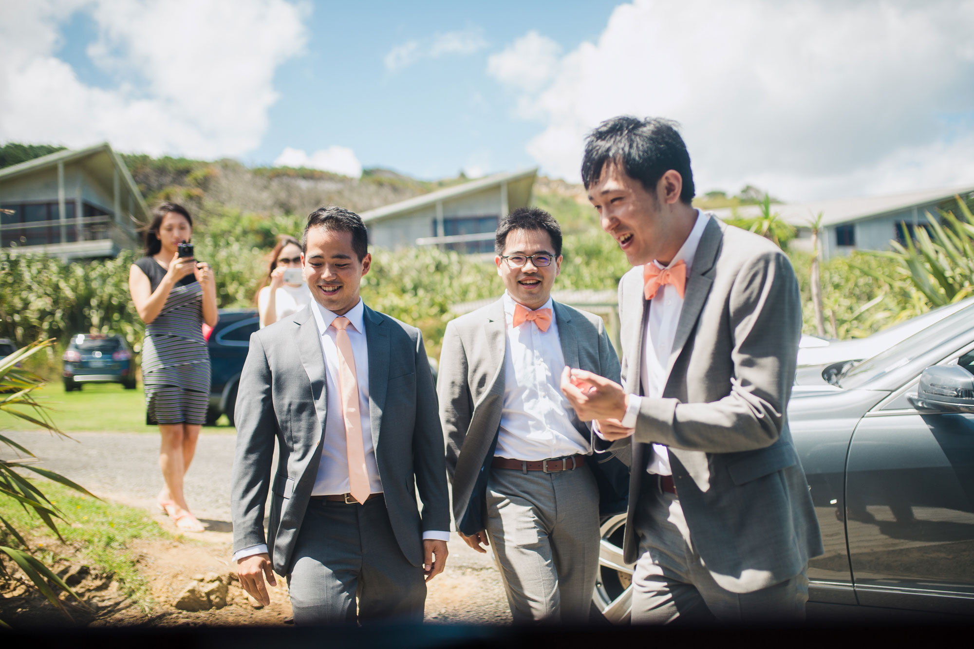 groom arriving