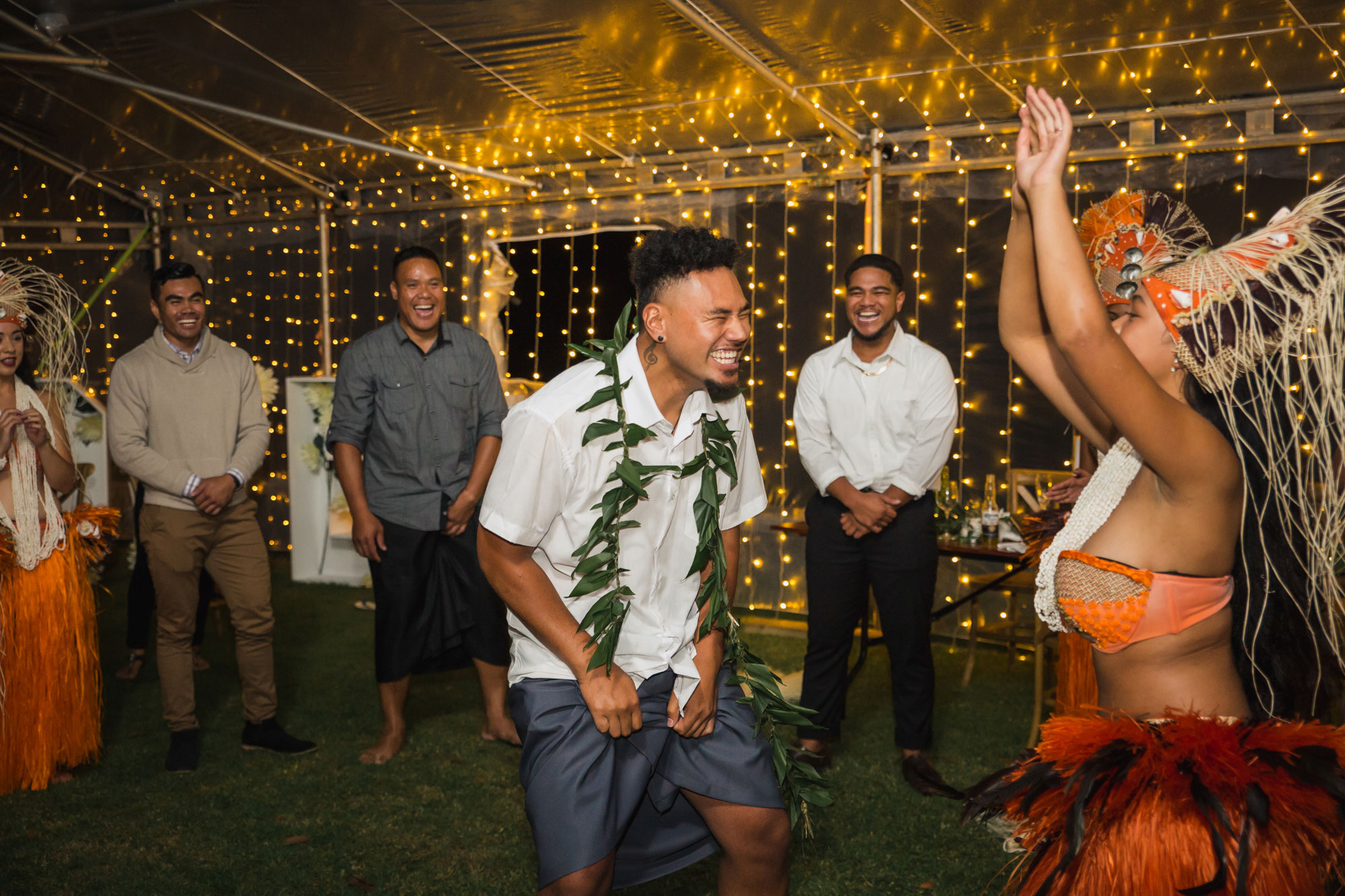 wedding guest dancing