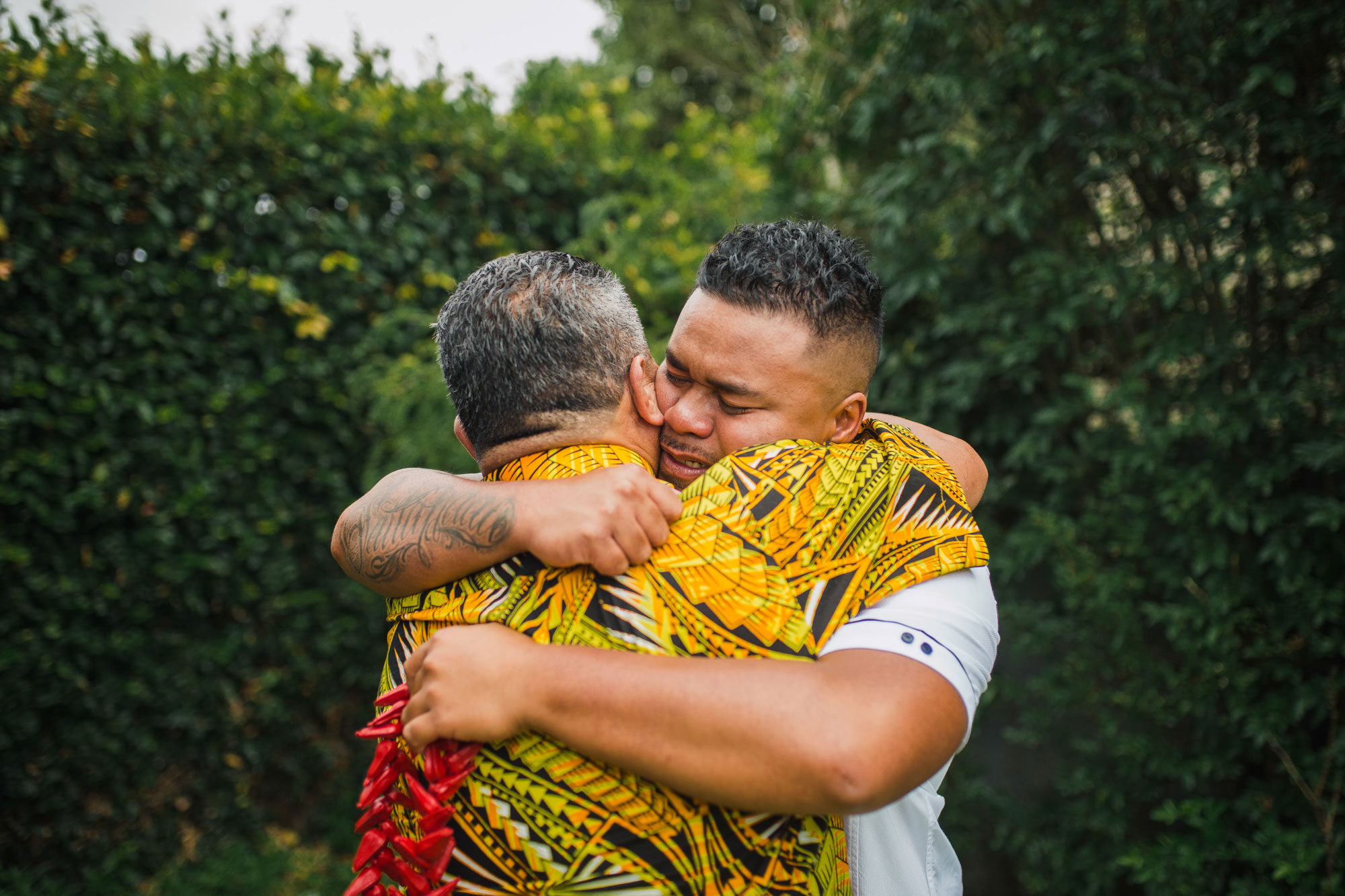 groom and his father