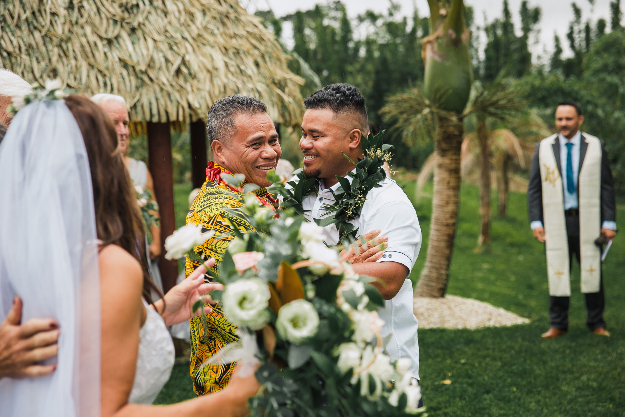 groom and his father