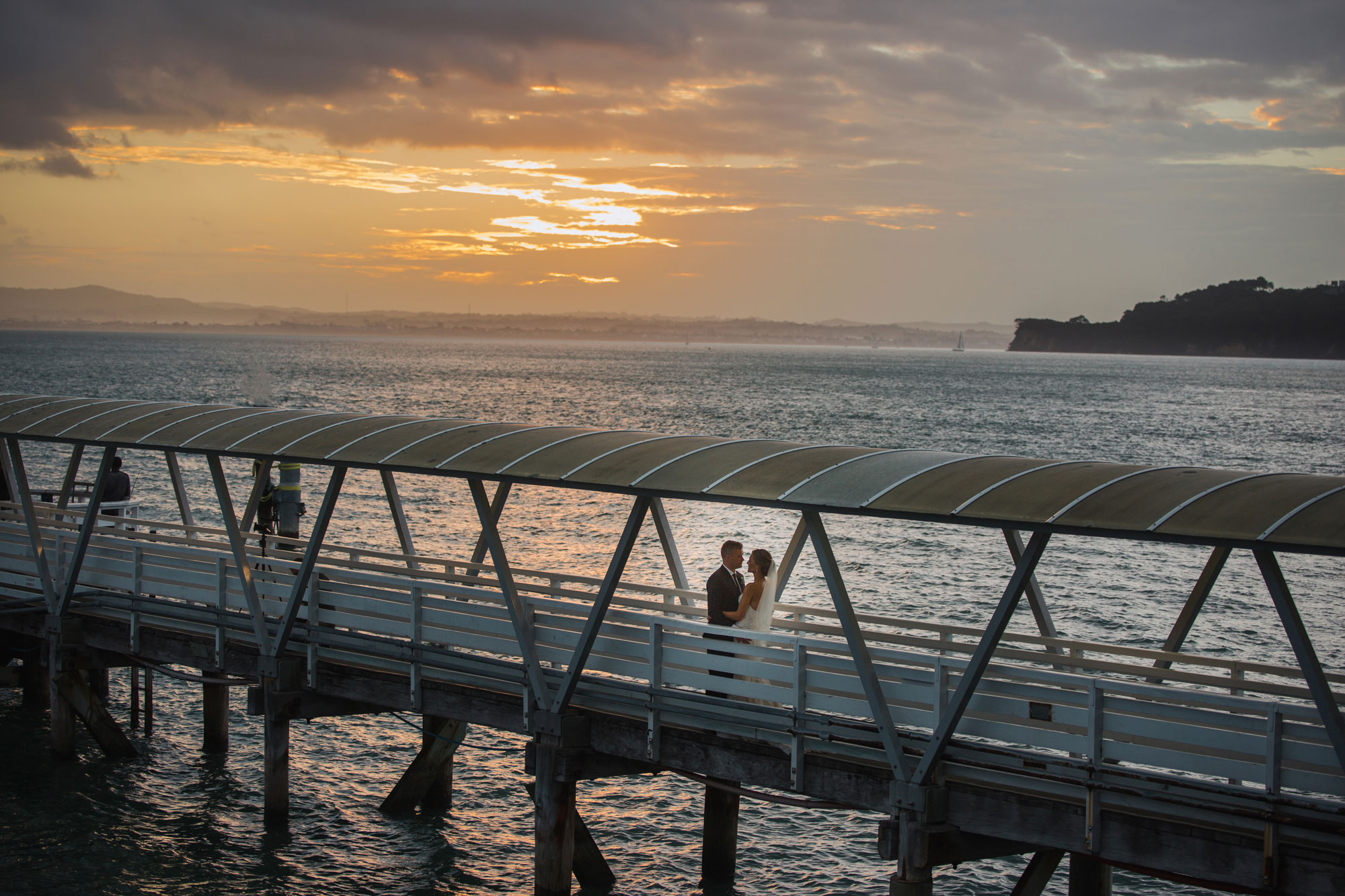 the wharf sunset photo