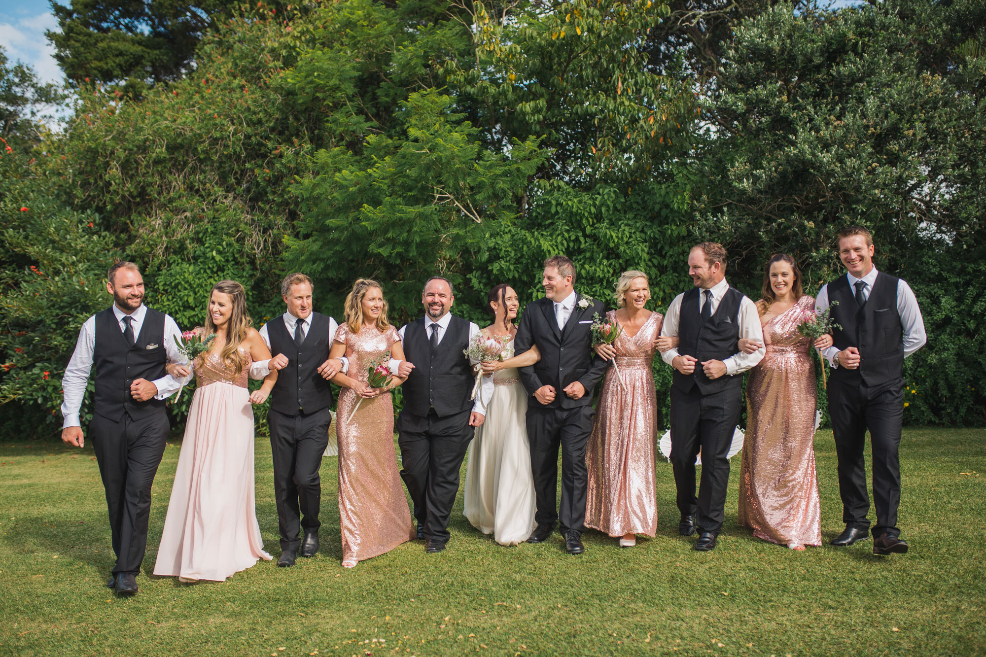 bridal party photo