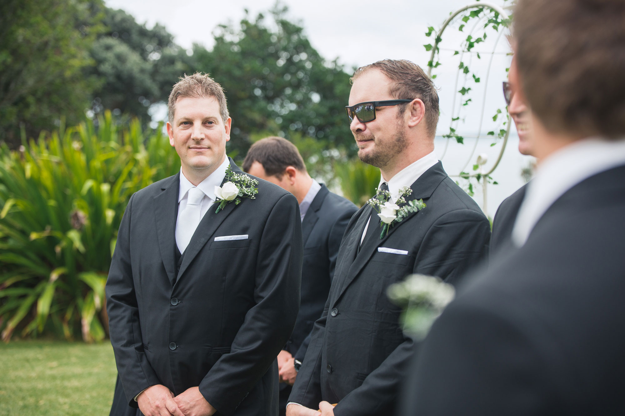 groom waiting for the bride