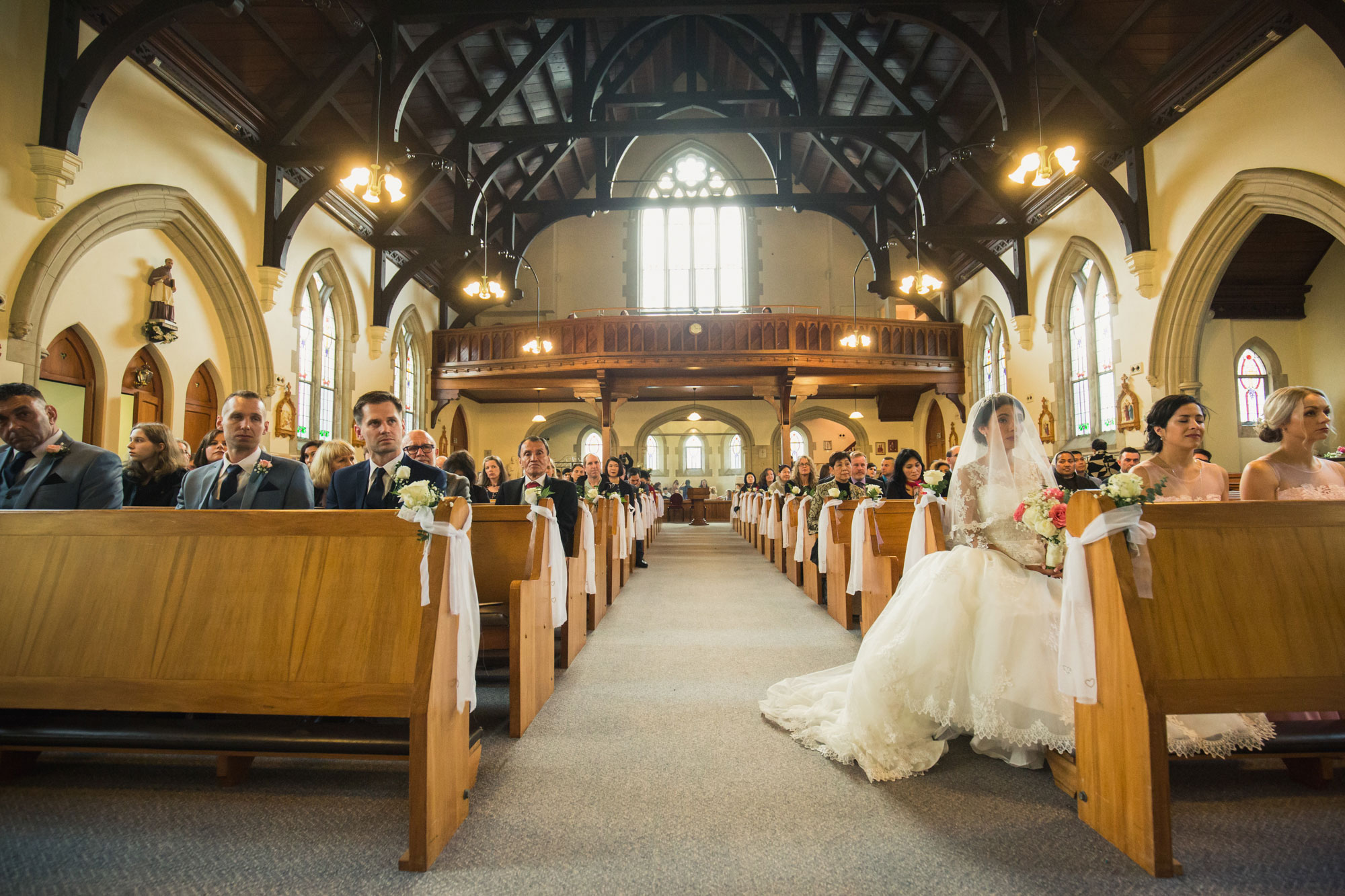 bride and groom st francis wedding