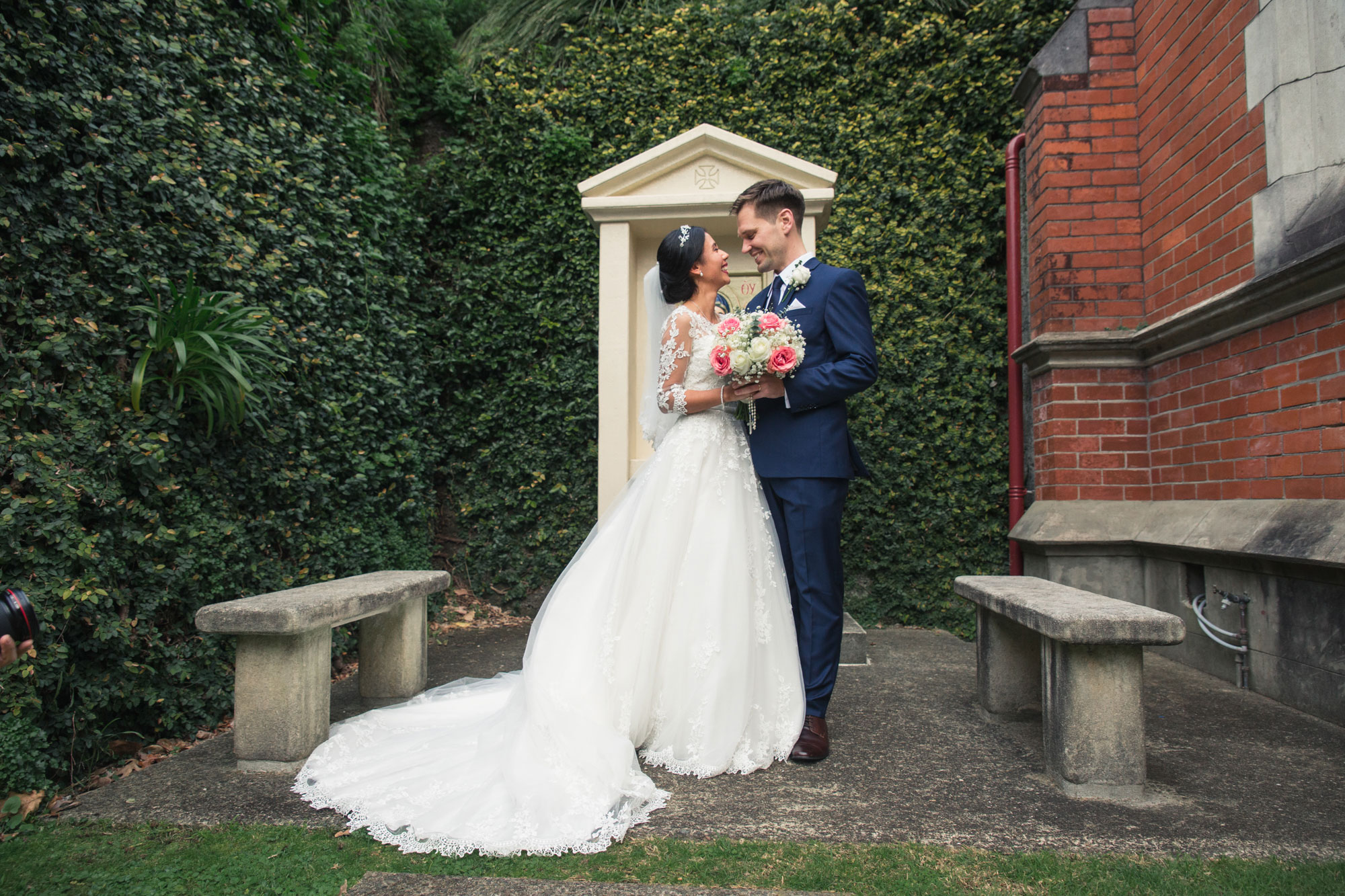 st francis church wedding photo