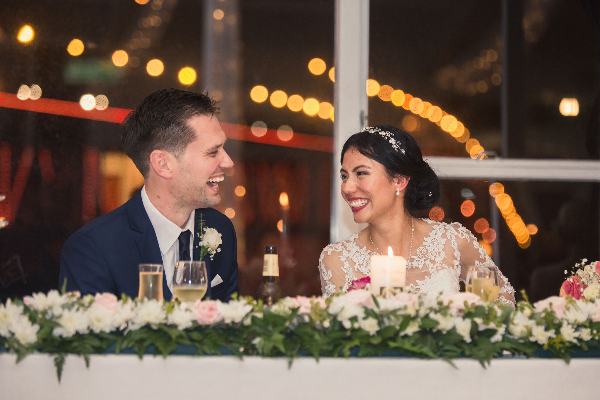 bride and groom ponsonby cruising club