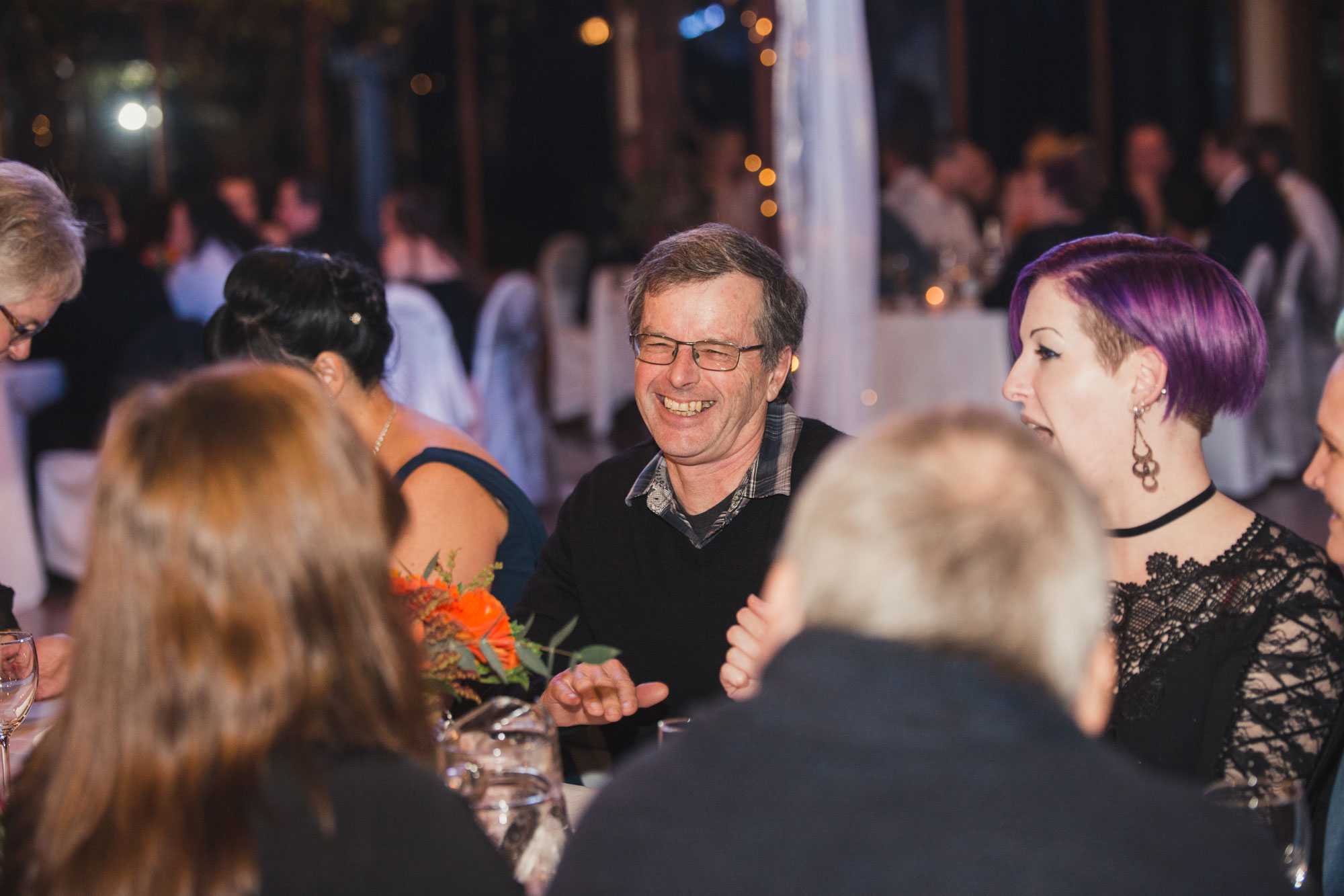 guests enjoying the reception