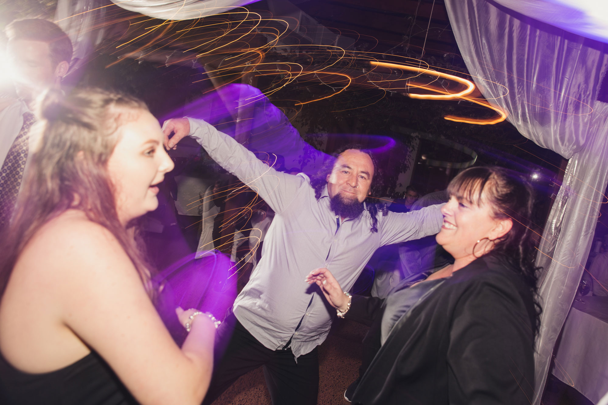 guests on dance floor