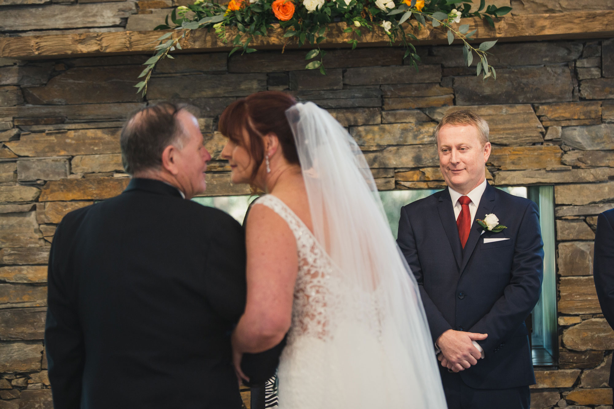 bride and her father