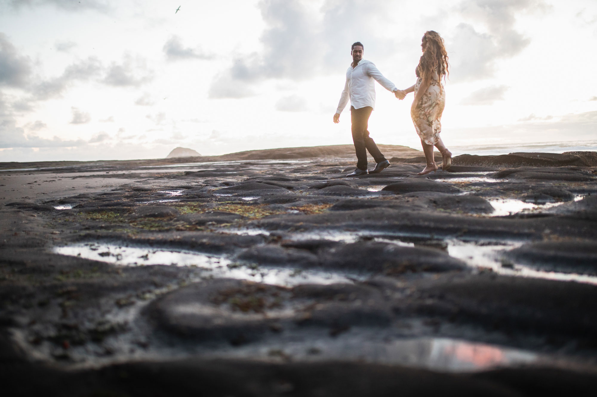 new zealand sunset prewedding photo