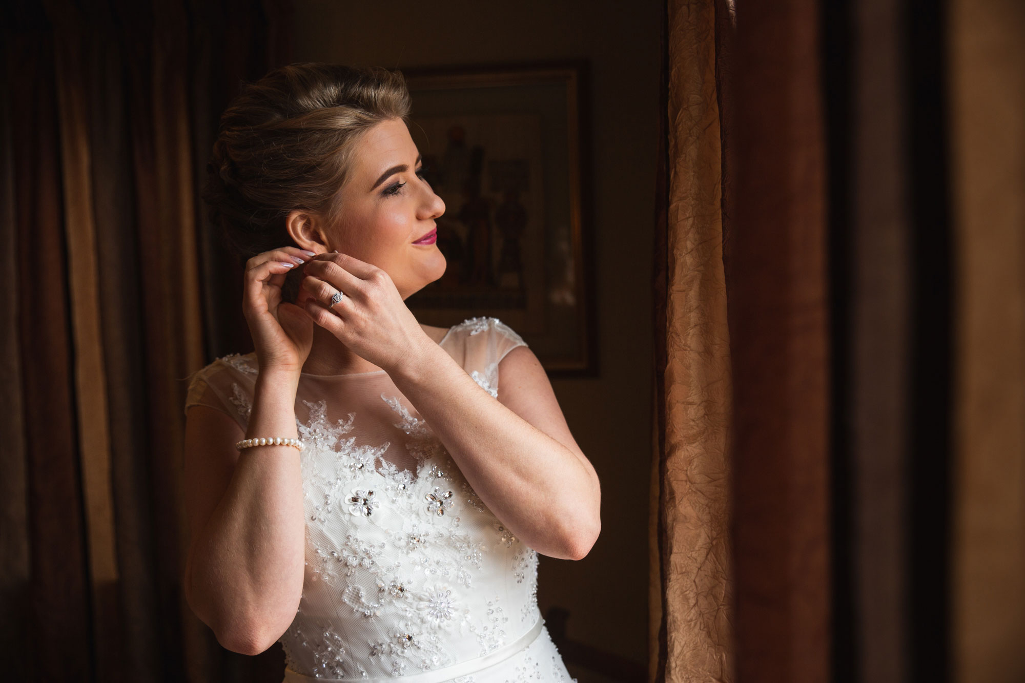 bride getting ready