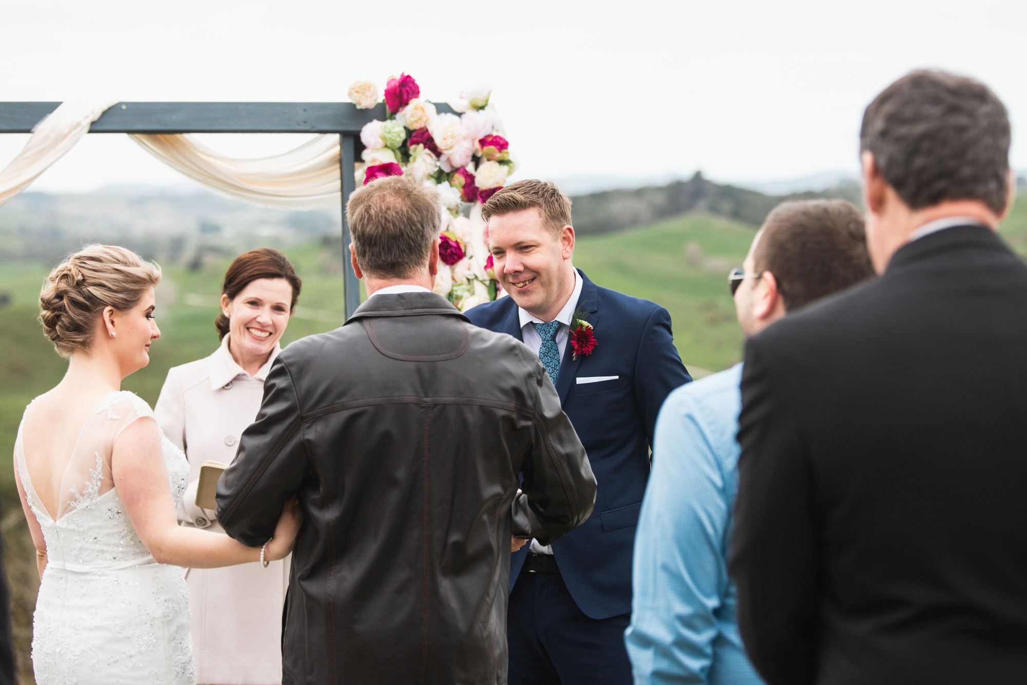 groom and father of bride