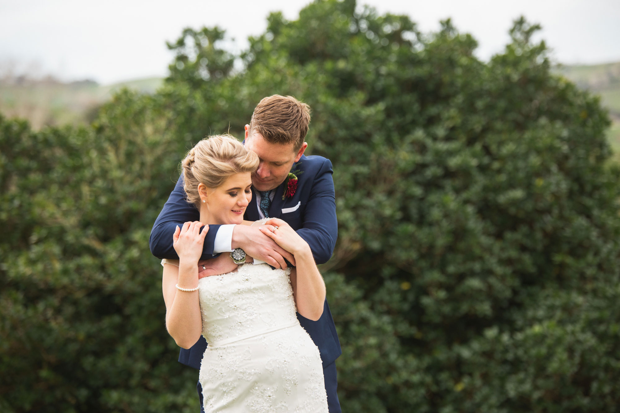 bride and groom close up photo