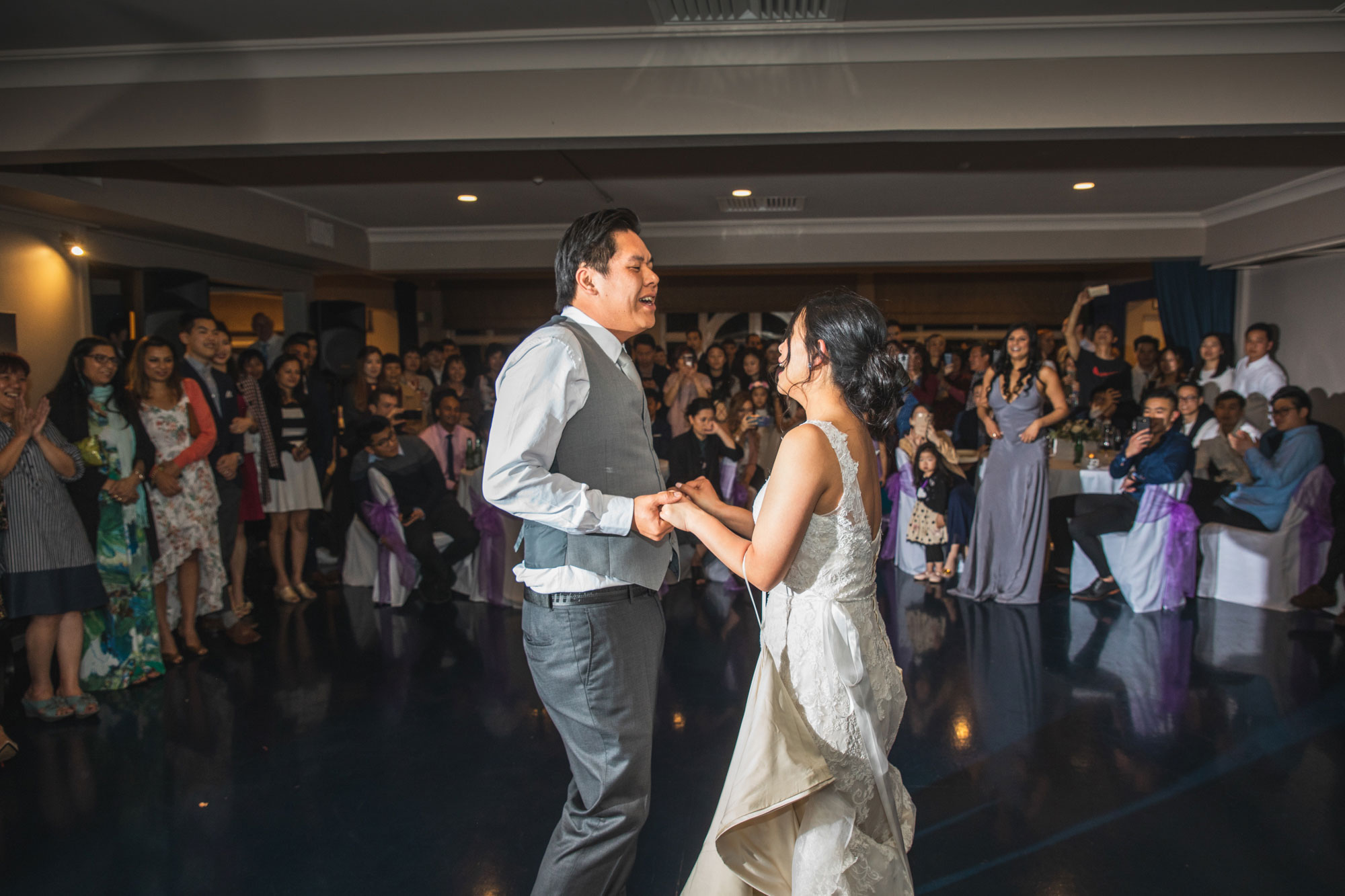 sorrento in the park couple first dance