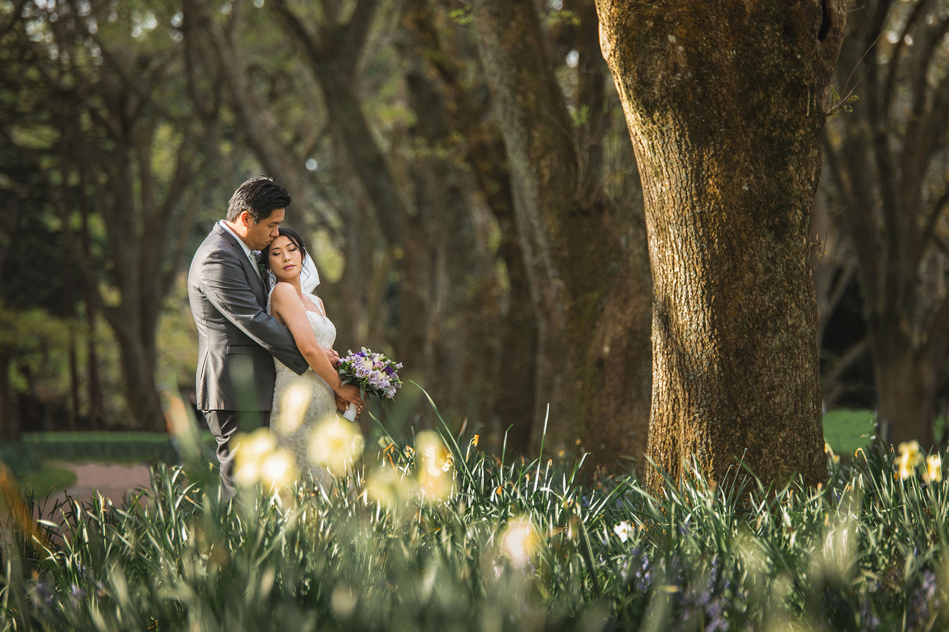 cornwall park wedding photo