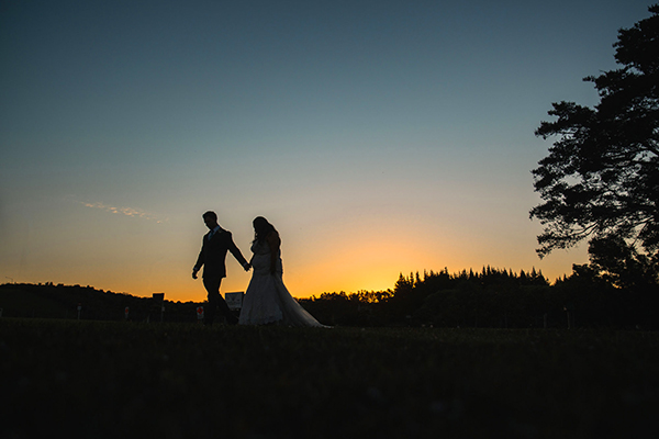 auckland sunset wedding