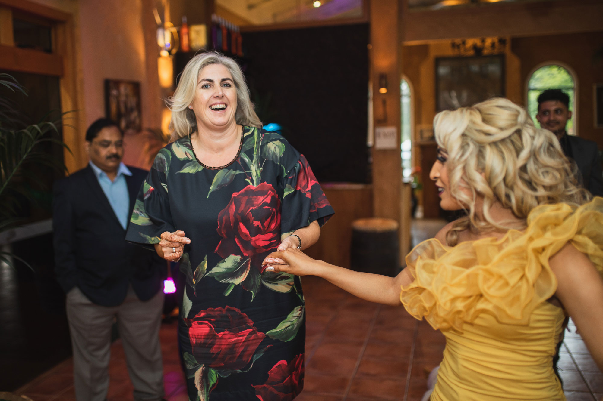 wedding guests dance floor