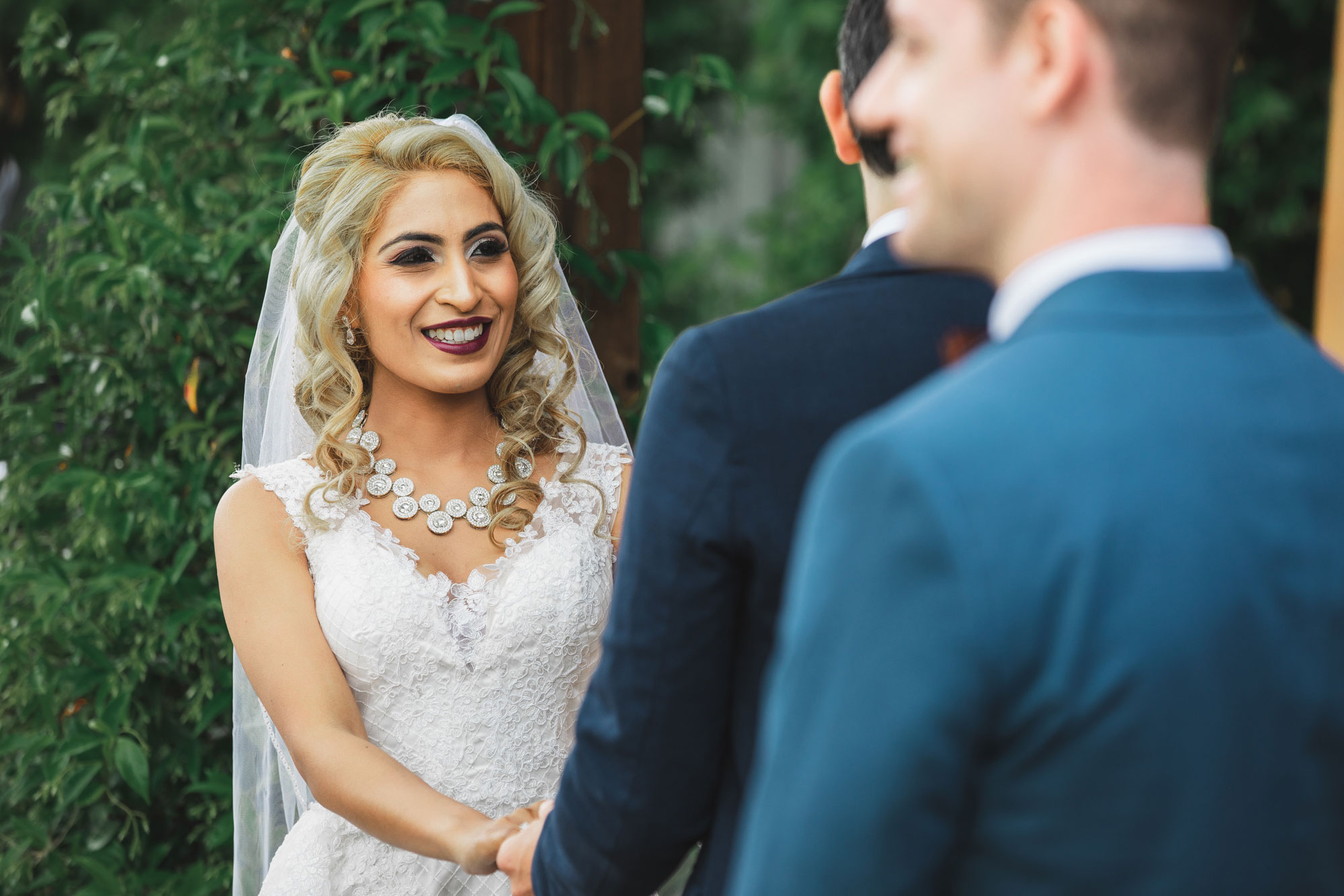 auckland wedding bride ceremony