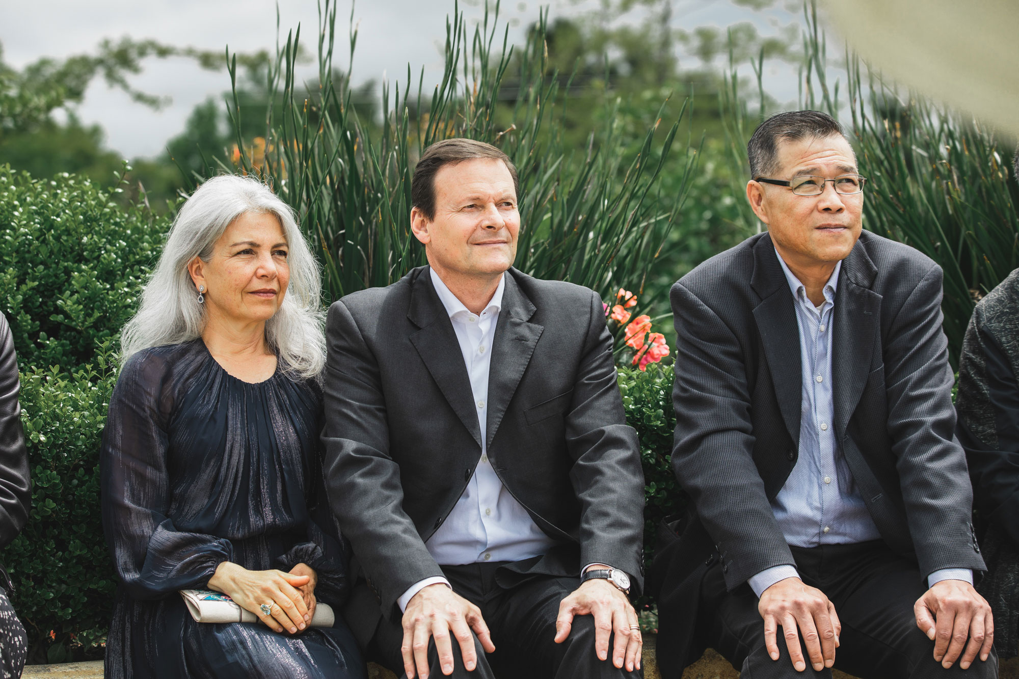 auckland wedding guests listening