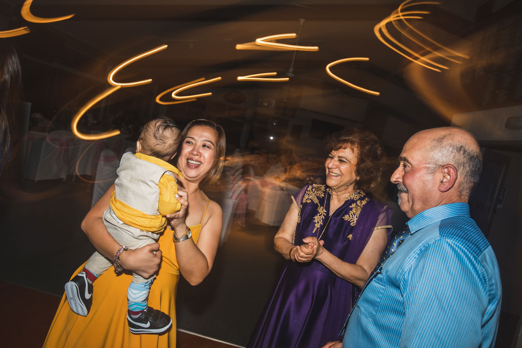 auckland wedding guests dancing