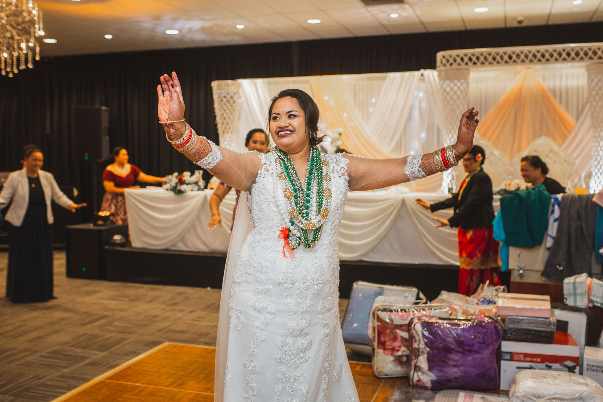 bride dancing