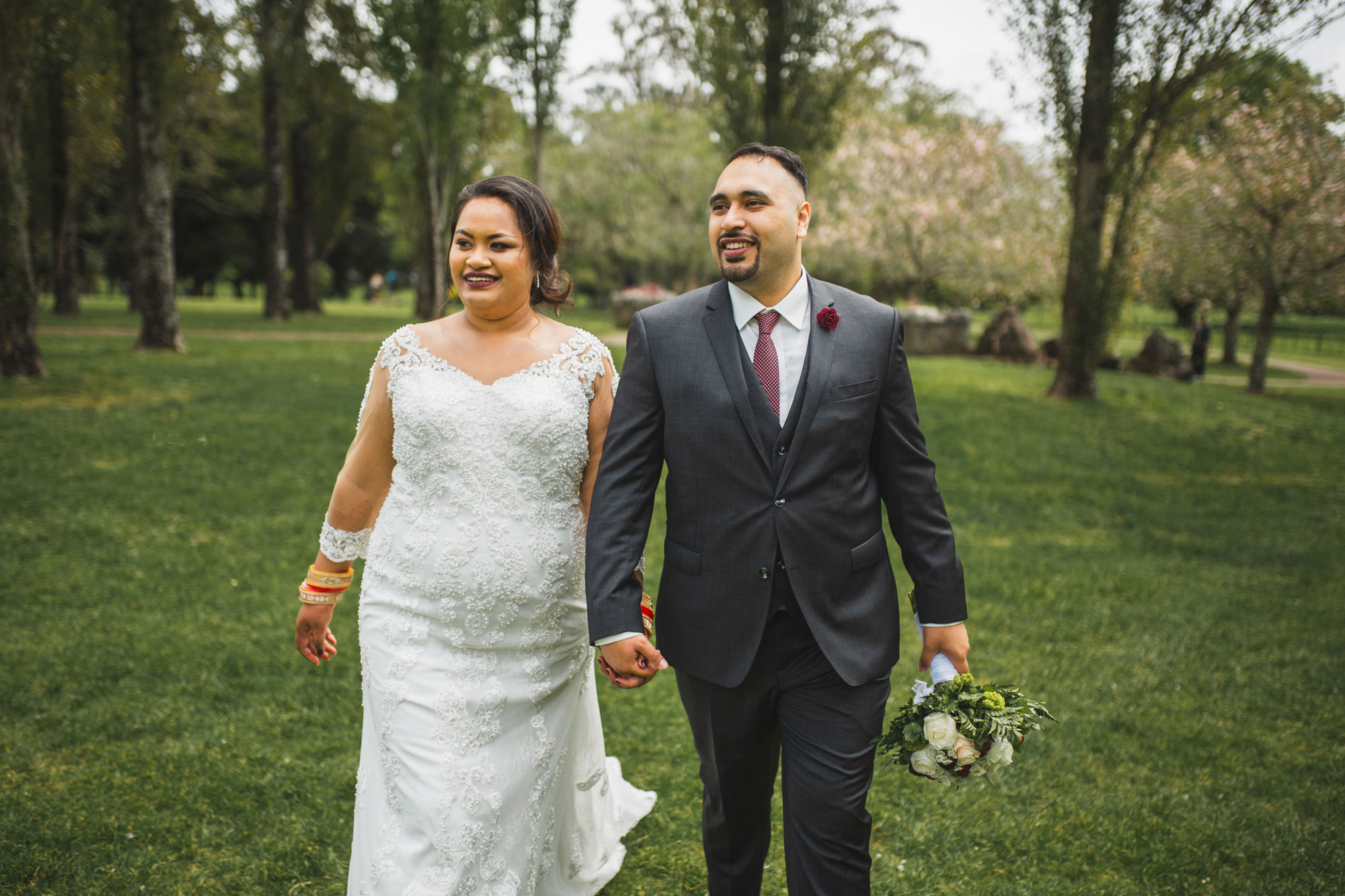 cornwall park wedding photo