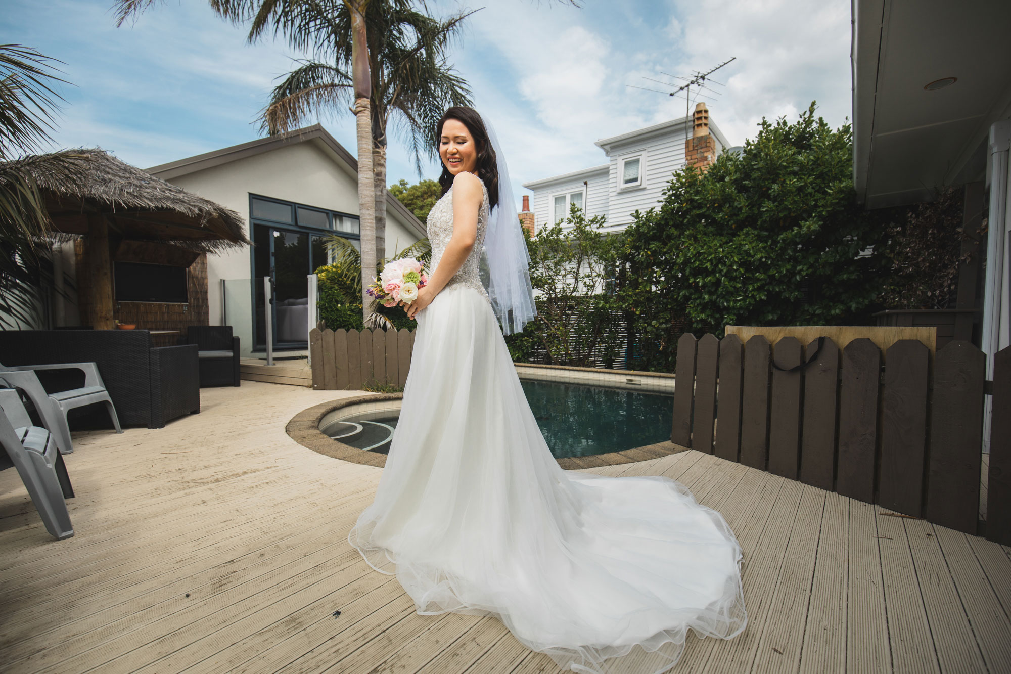 auckland wedding bridal portrait