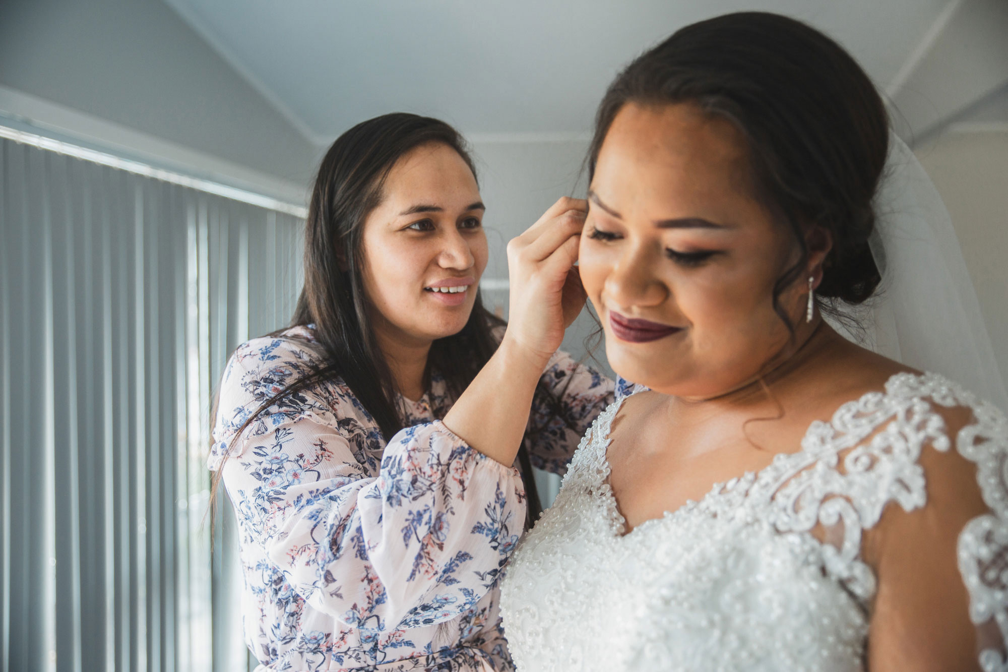 bride and relative