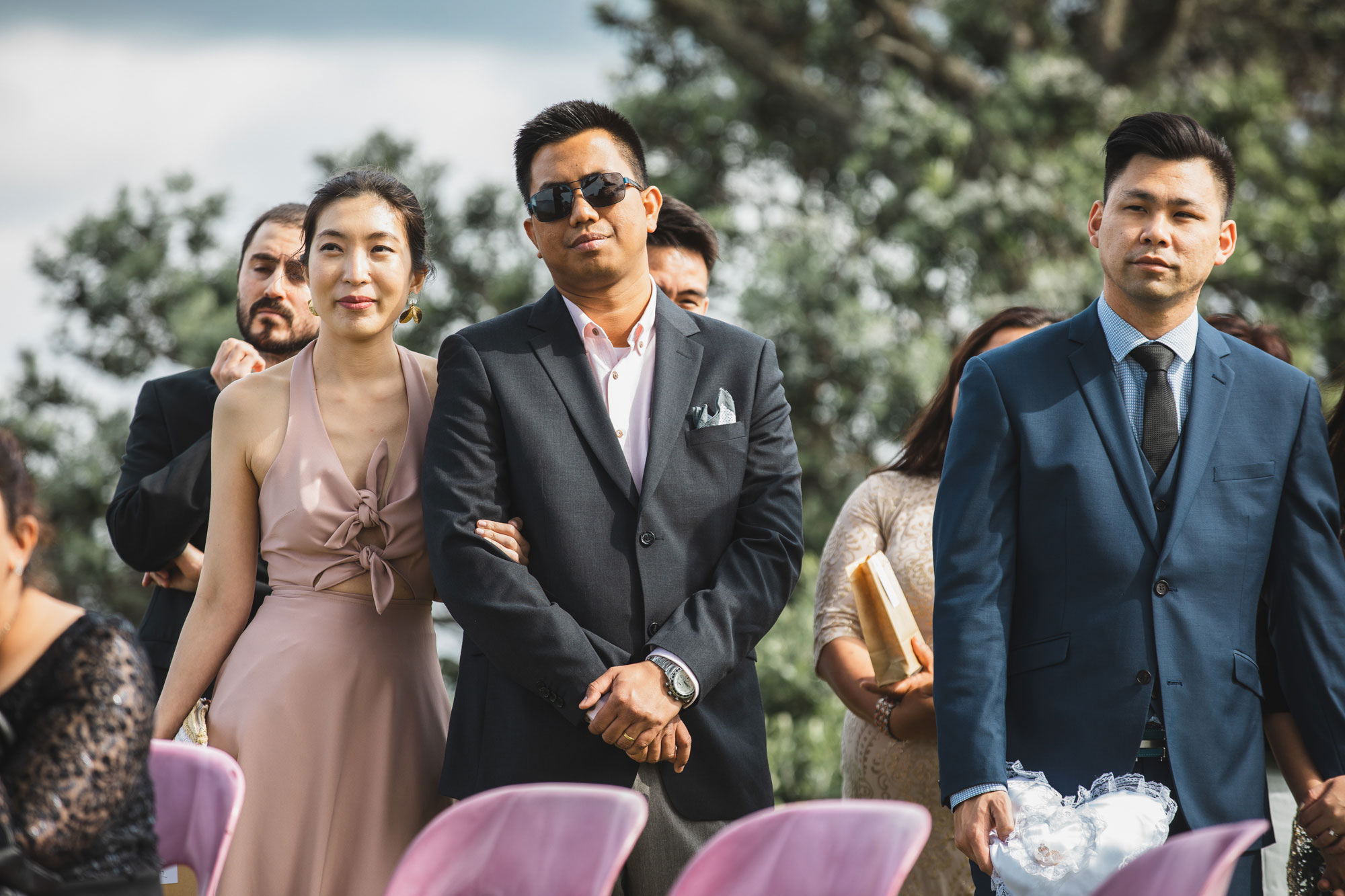 auckland wedding guest waiting