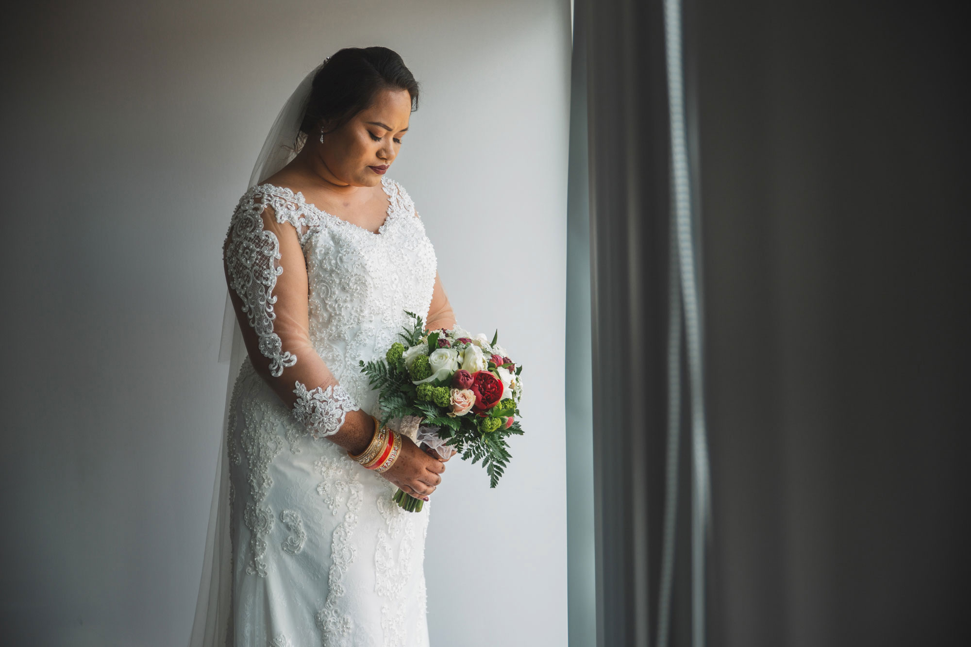 bridal wedding portrait