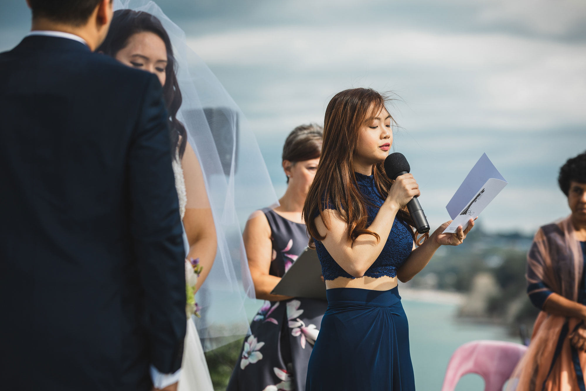 auckland wedding sister of the bride