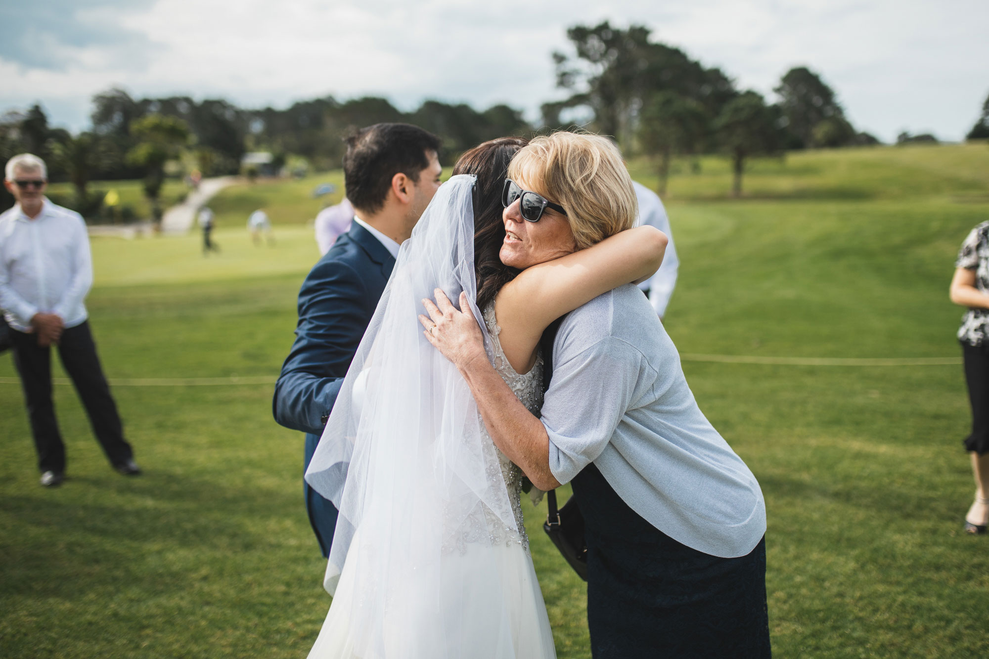 auckland wedding guest and the bride