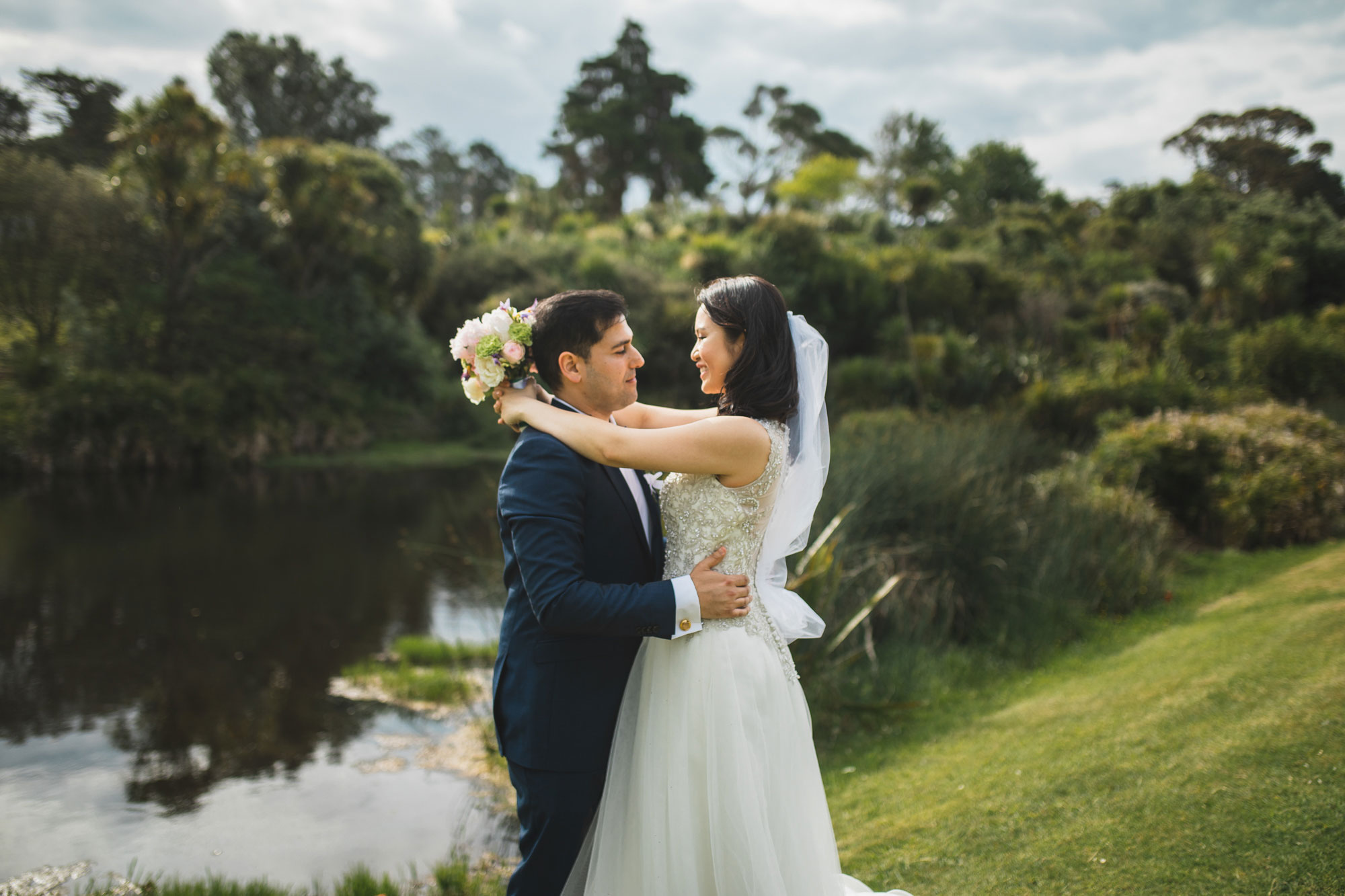 auckland wedding couple photo