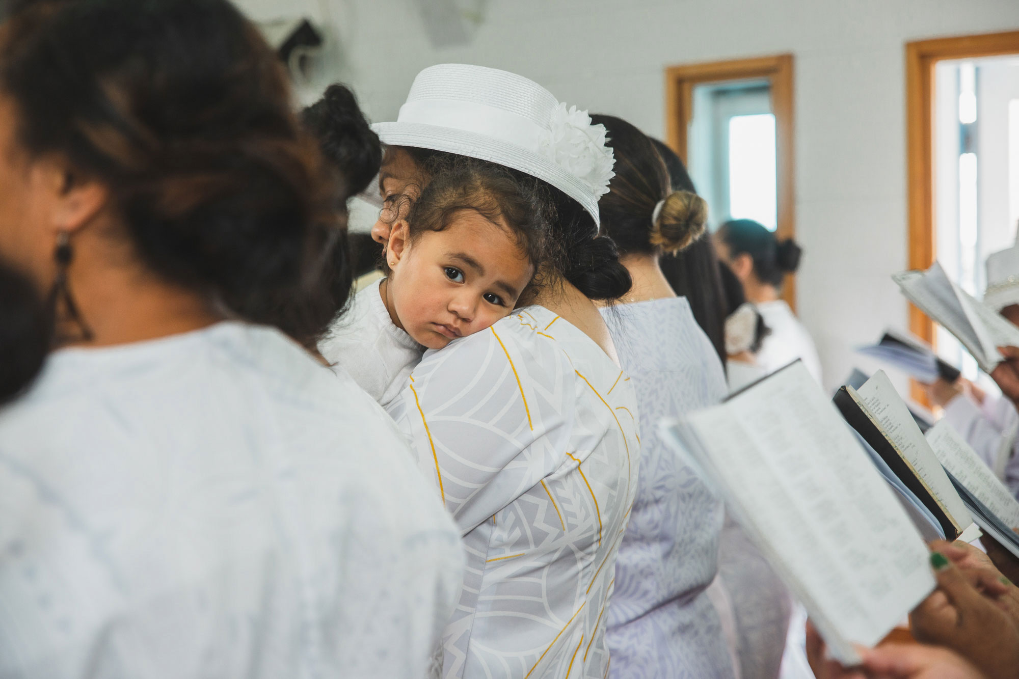 baby at the wedding