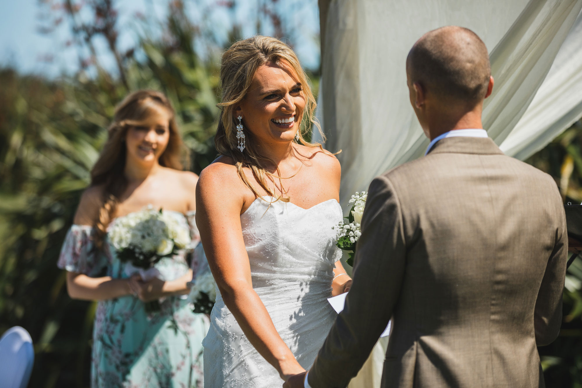 bride laughing