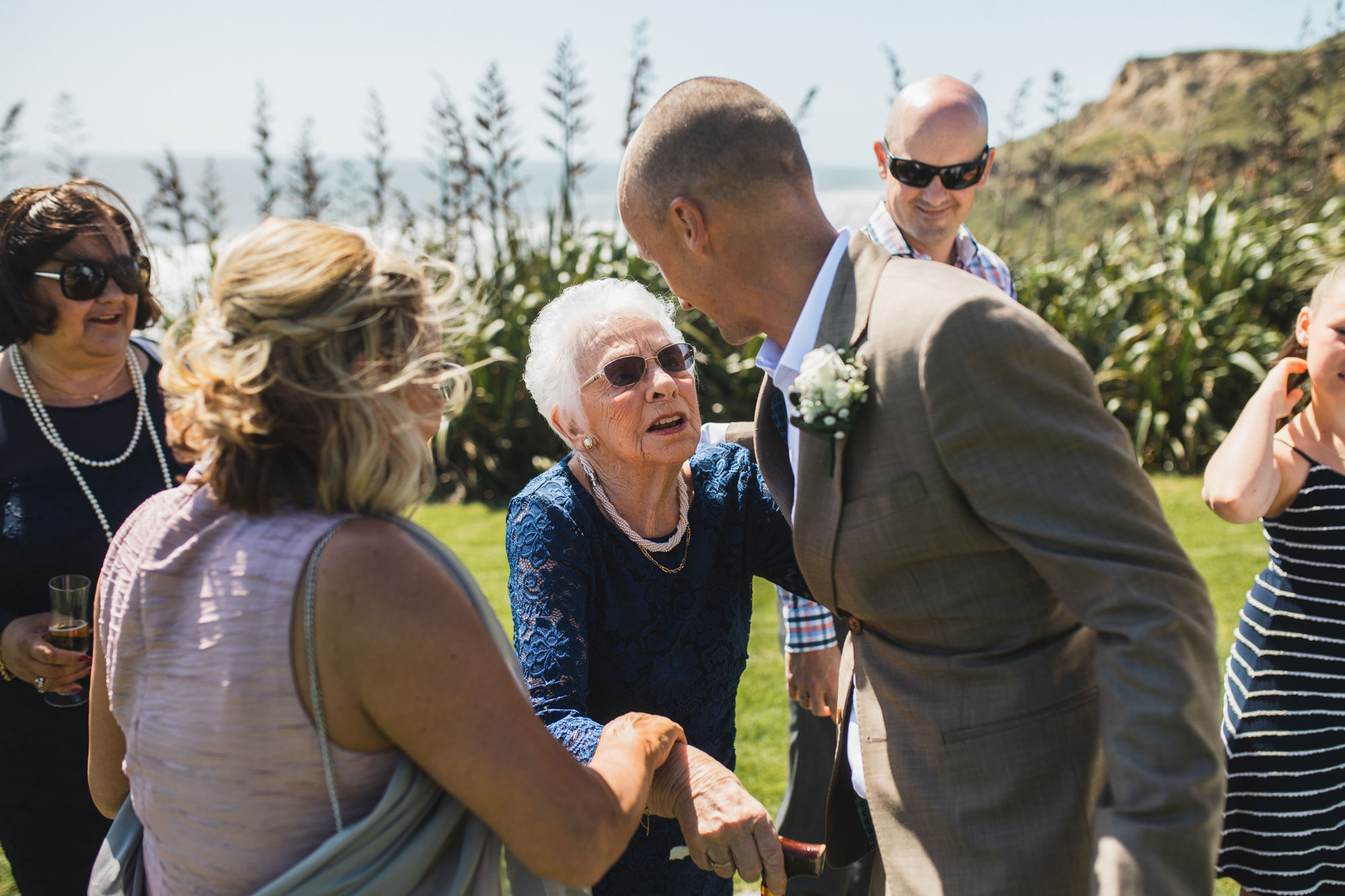 grandma and the groom