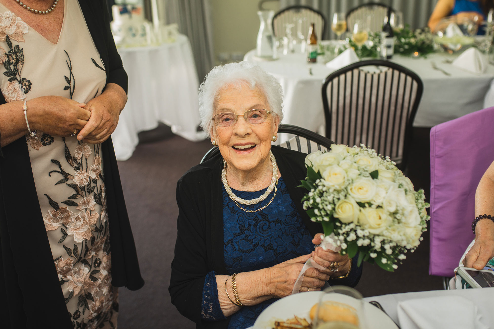 grandma at wedding