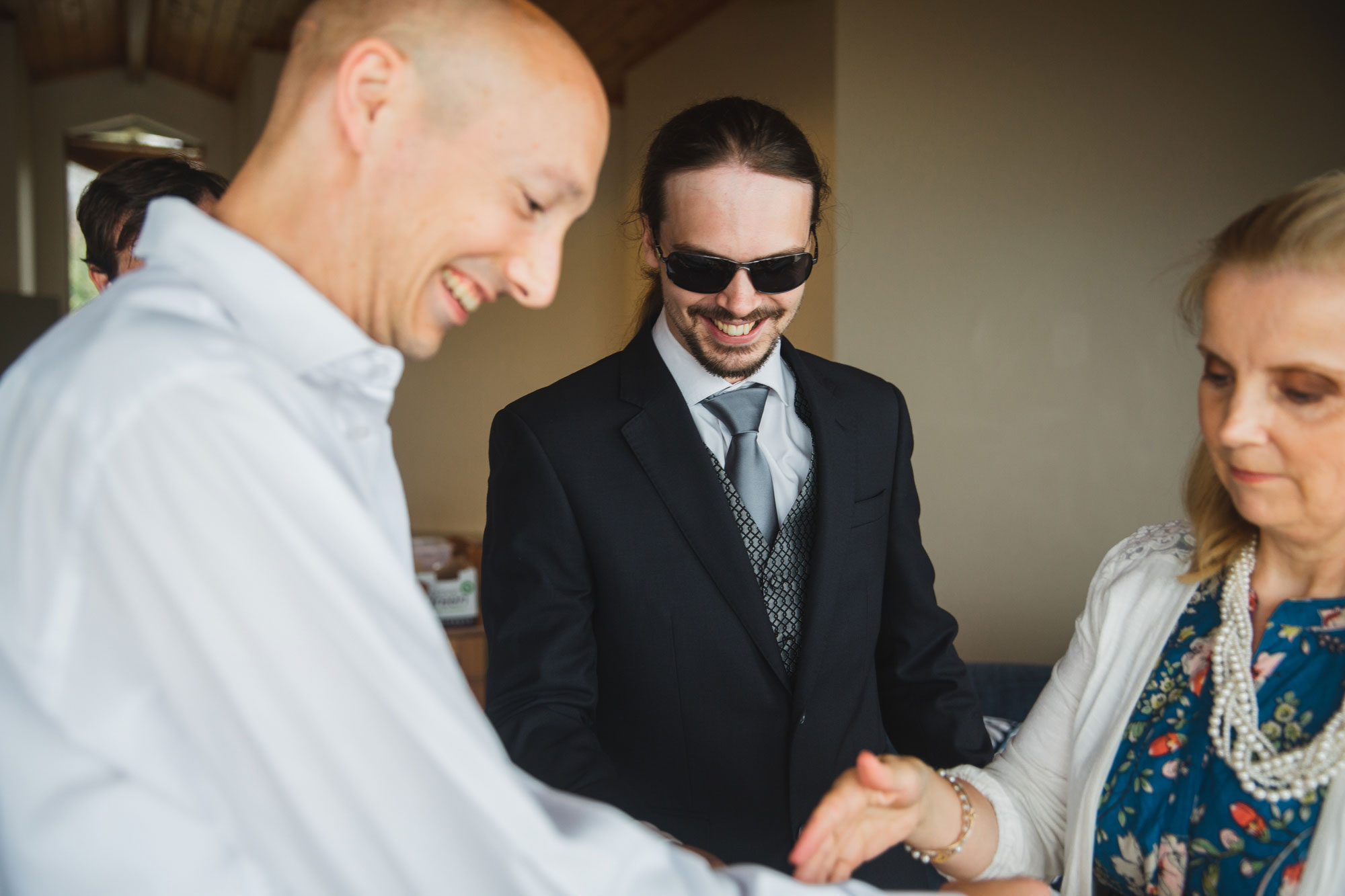 auckland wedding groom getting ready