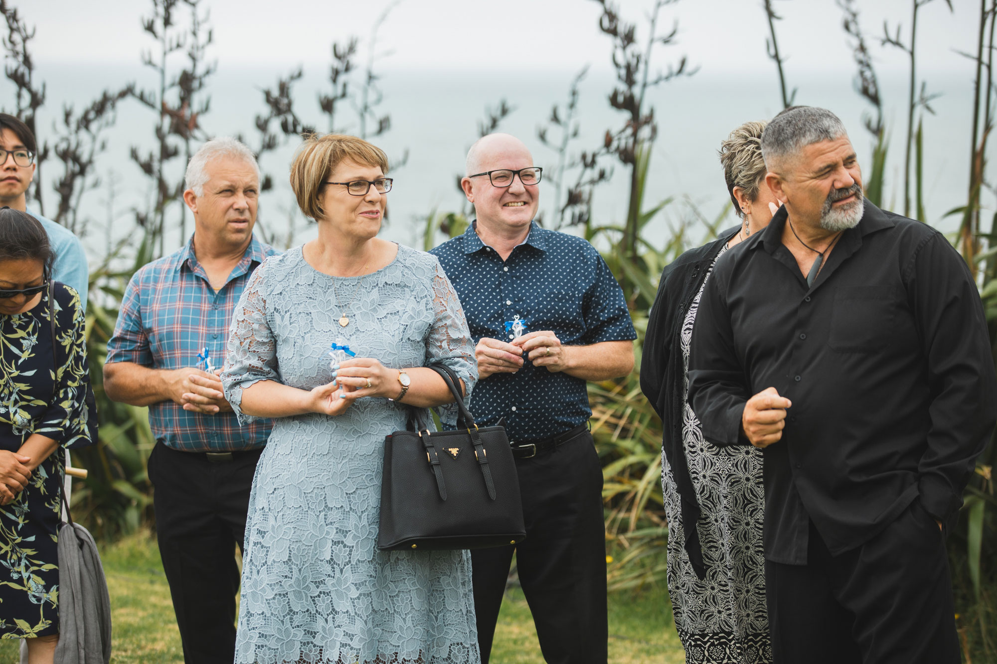 castaways auckland wedding guests clapping