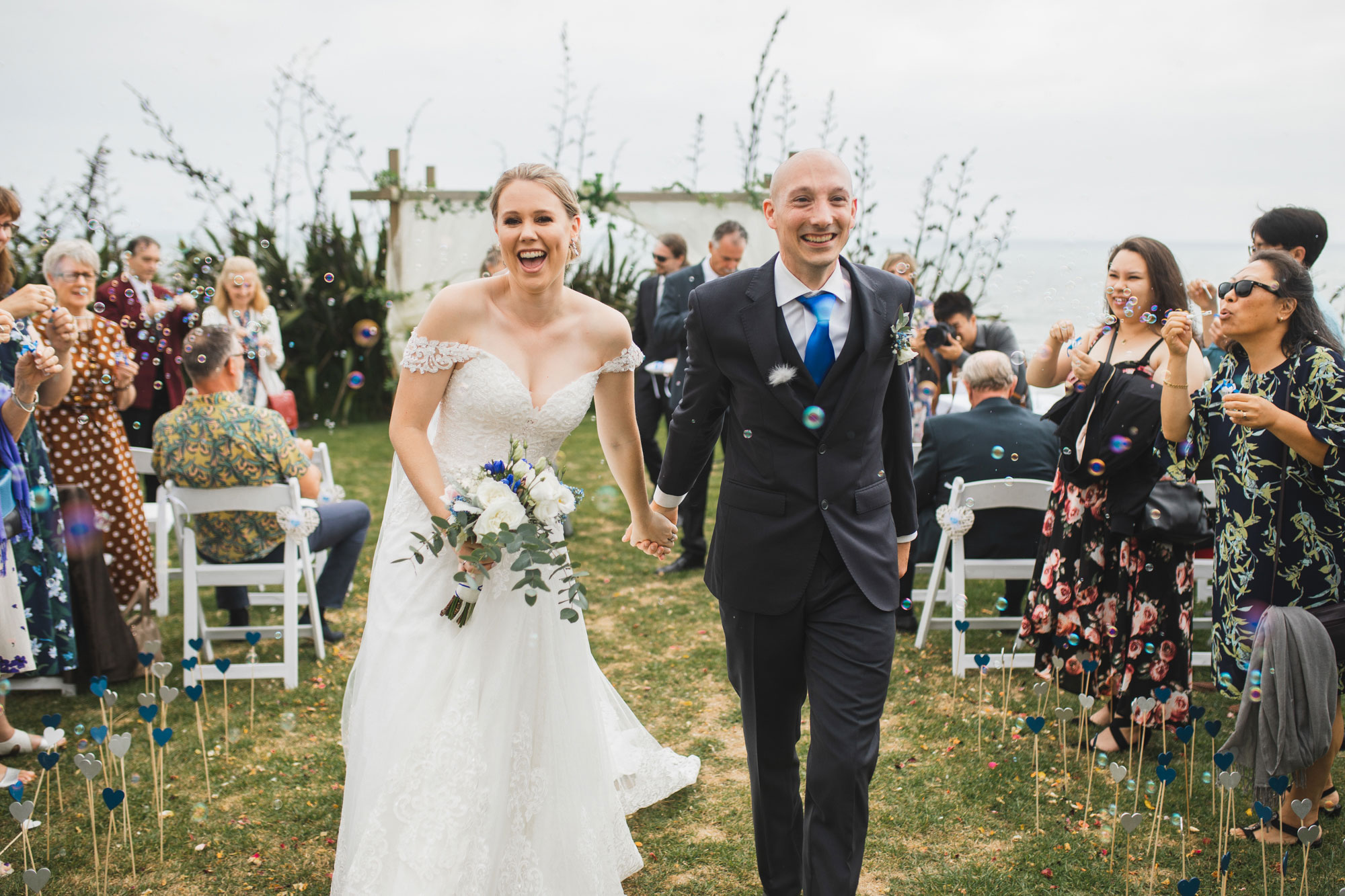 castaways auckland wedding recessional