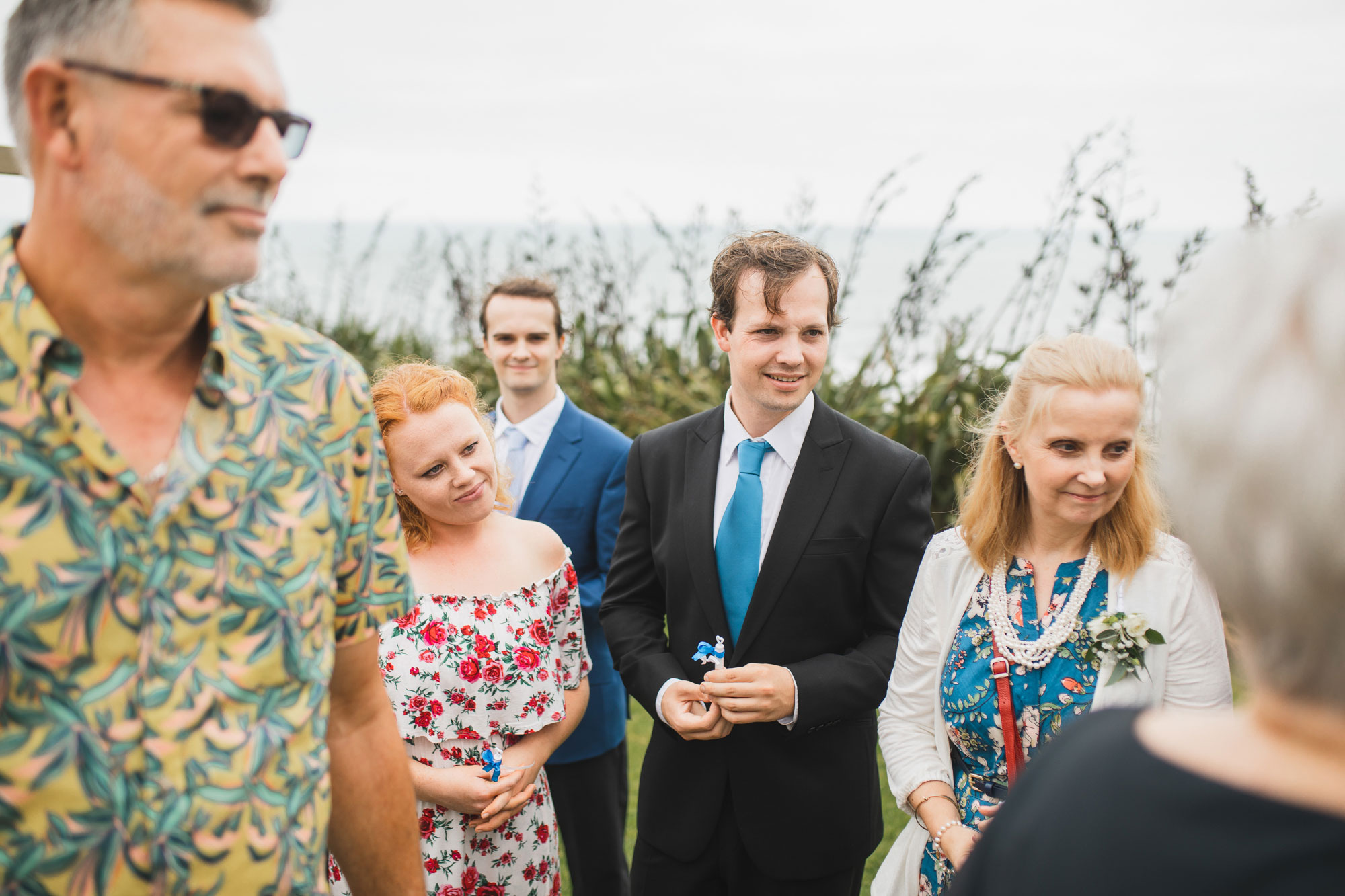 castaways auckland wedding guests looking